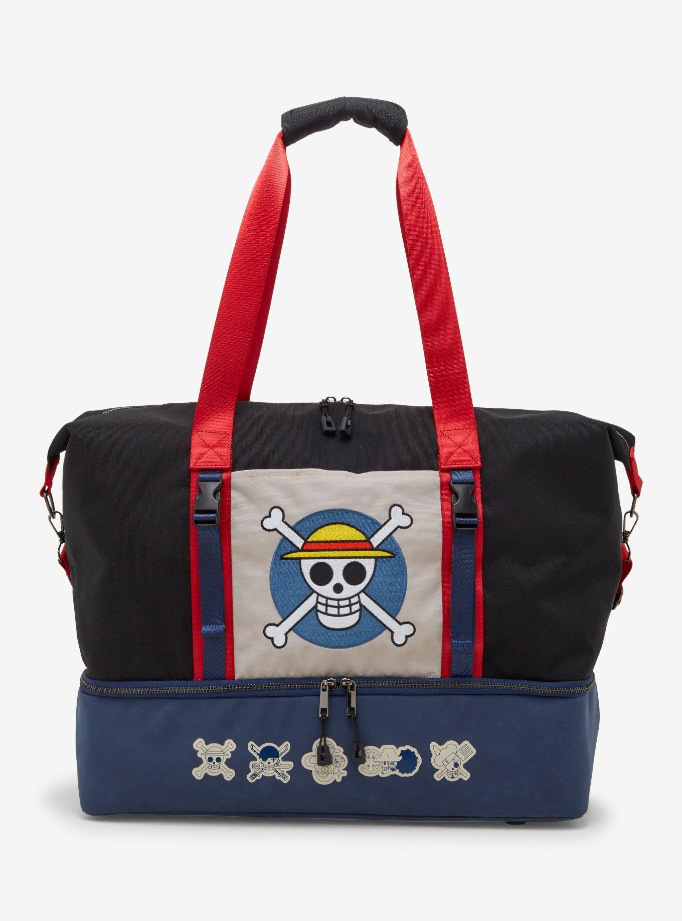 One Piece Straw Hat Crew Jolly Rogers Tactical Weekender Bag - BoxLunch Exclusive, , hi-res
