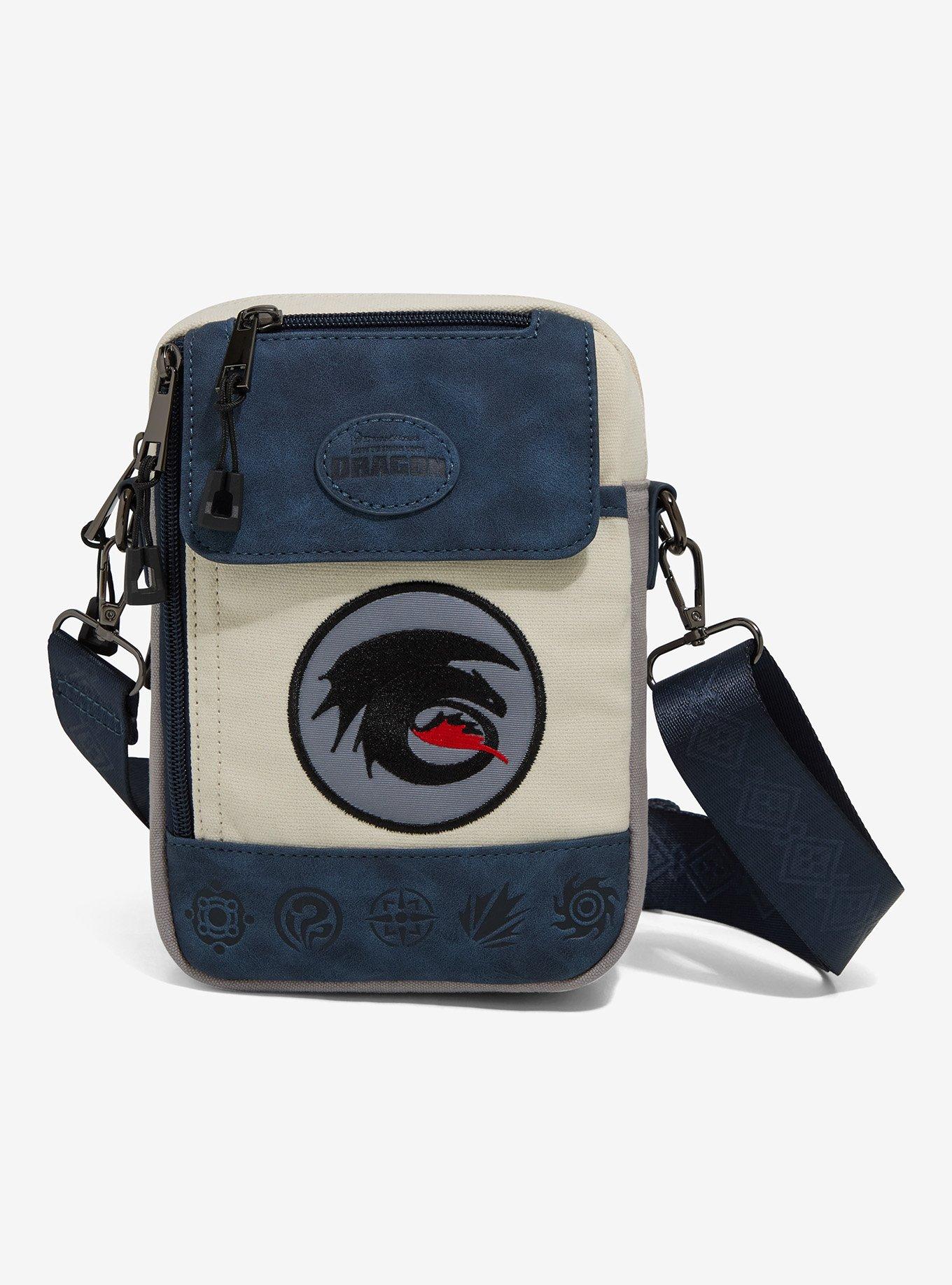 7142 Dreamworks How To Train Your Dragon Furies Crossbody Bag Blue Blue Amazon.com: Loungefly DreamWorks How to Train Your Dragon  main image 3