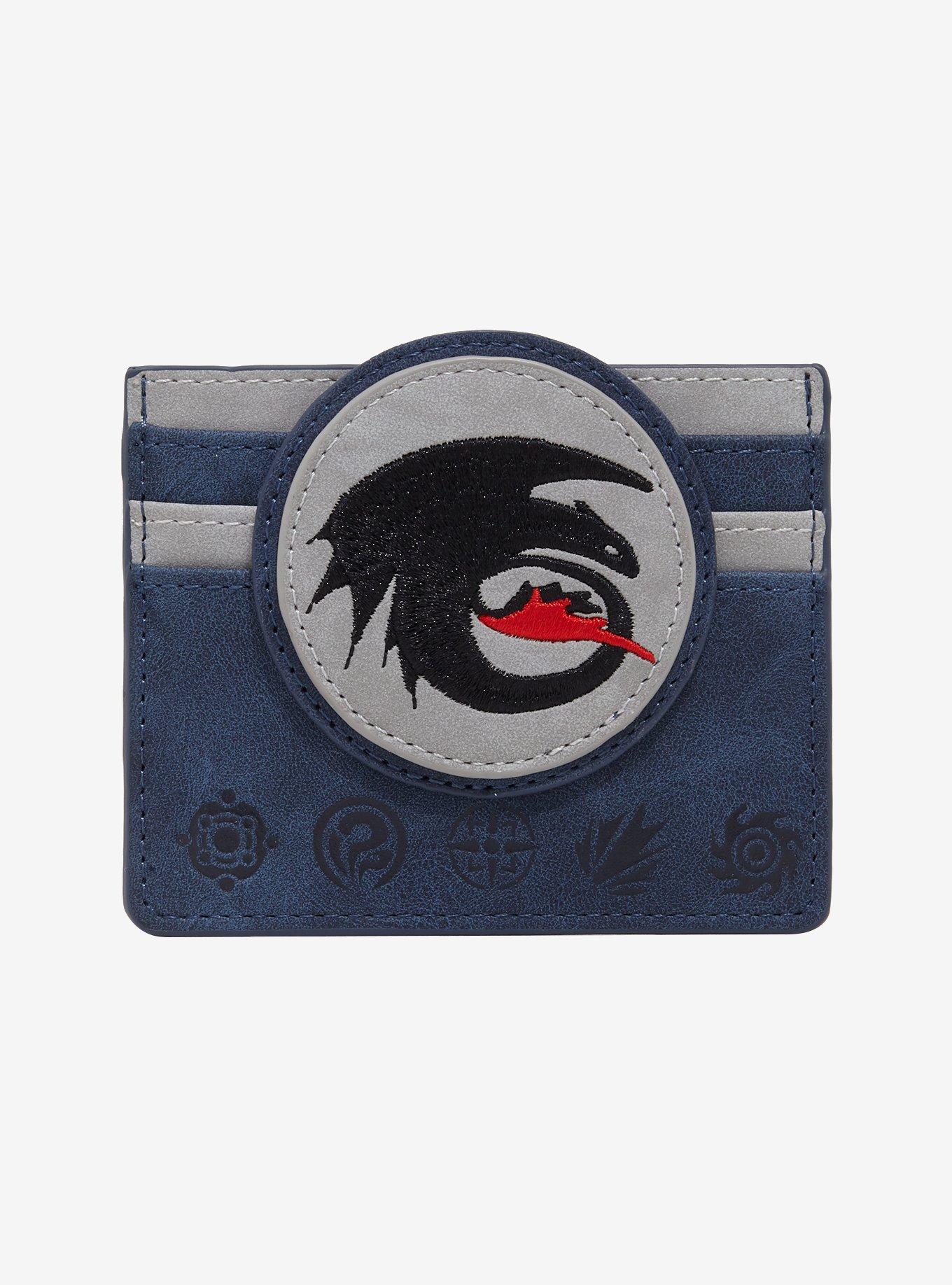 DreamWorks How To Train Your Dragon Toothless Logo Cardholder — BoxLunch Exclusive, , hi-res