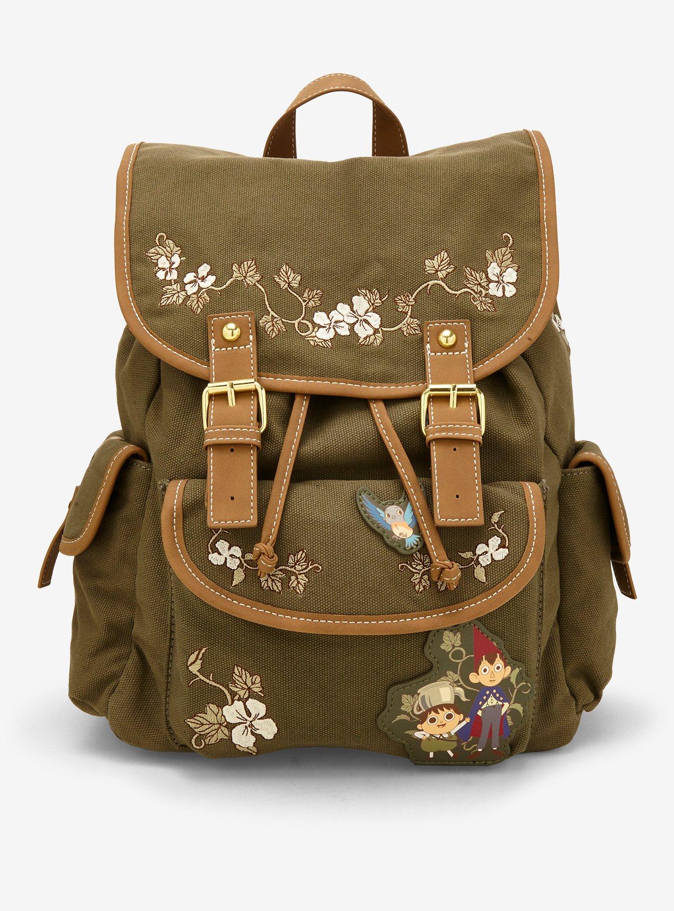 Over The Garden Wall Floral Icons Drawstring Mini Backpack - BoxLunch Exclusive, , hi-res