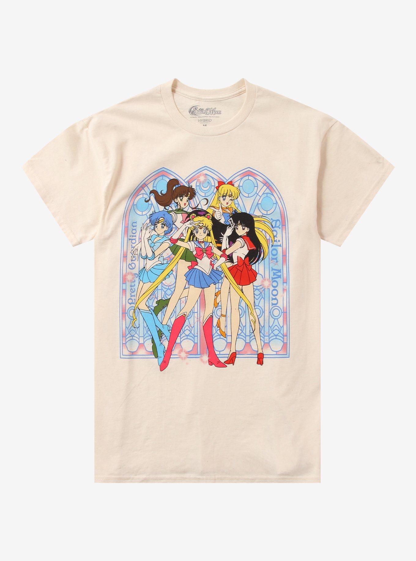 Pretty Guardian Sailor Moon Stained Glass Girls T-Shirt, , hi-res