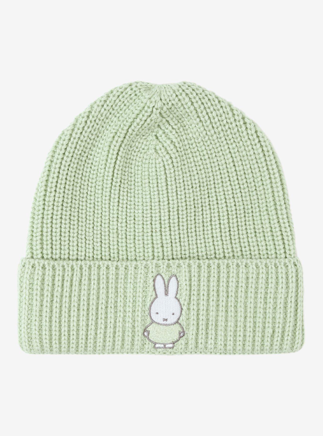 Miffy Rib Knit Embroidered Beanie — BoxLunch Exclusive, , hi-res