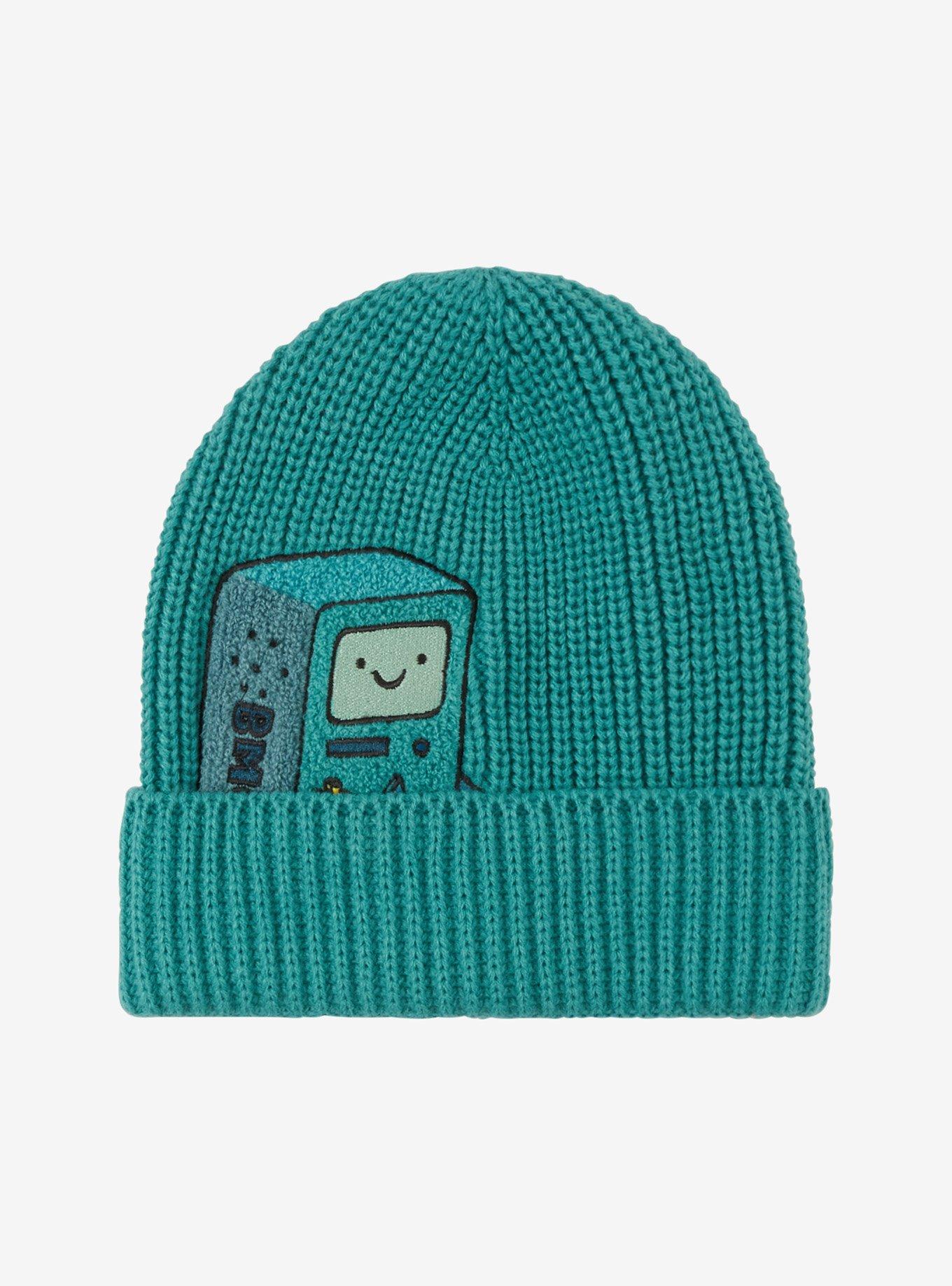 Adventure Time BMO Chenille Patch Beanie - BoxLunch Exclusive, , hi-res