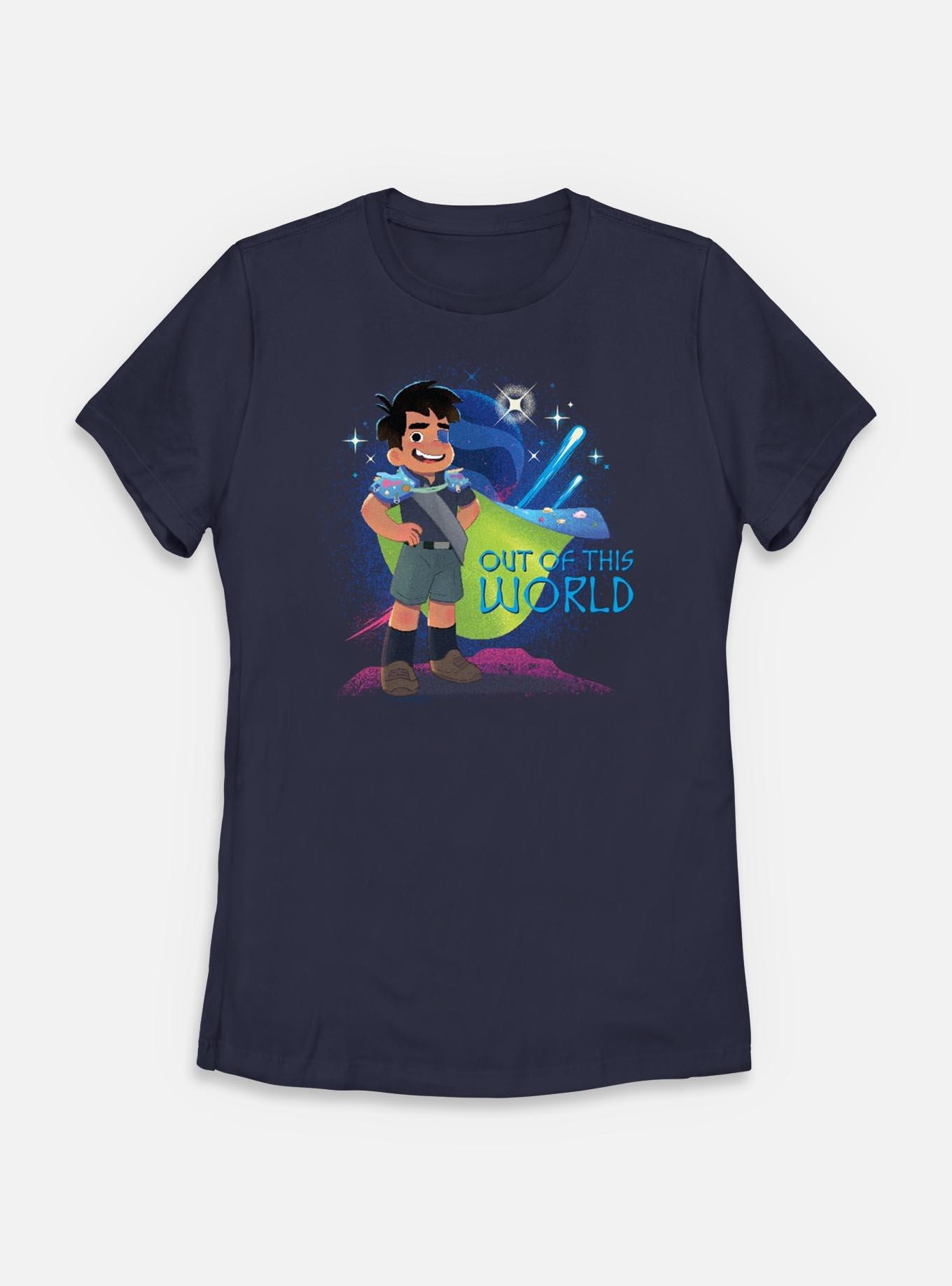 Disney Pixar Elio Out Of This World Womens T-Shirt, NAVY, hi-res