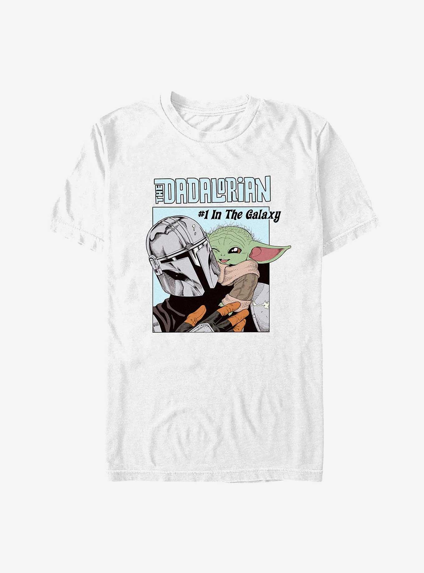 Star Wars The Mandalorian Dadalorian T-Shirt, WHITE, hi-res