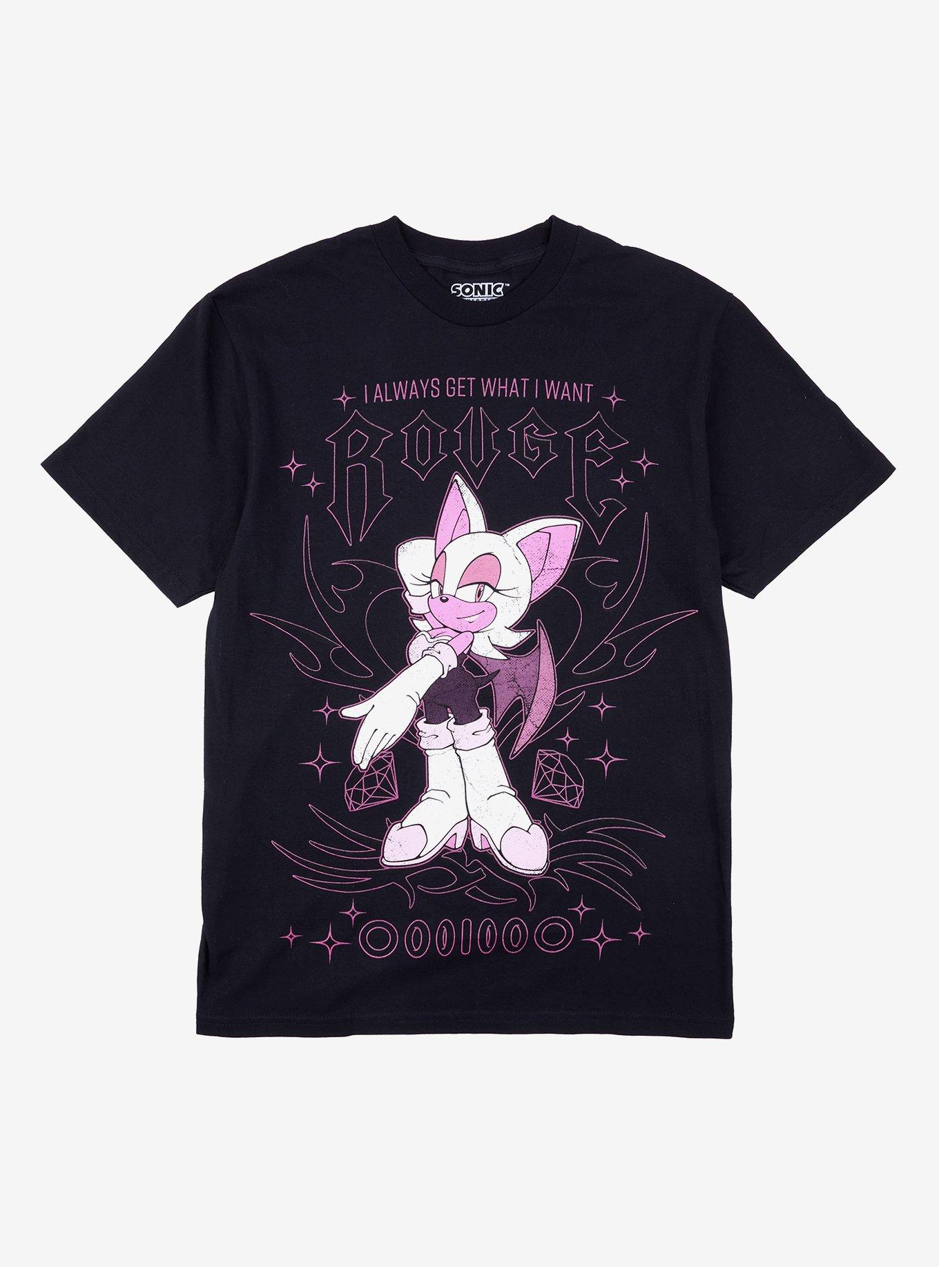 Sonic The Hedgehog Rouge The Bat Get What I Want Girls T-Shirt, , hi-res