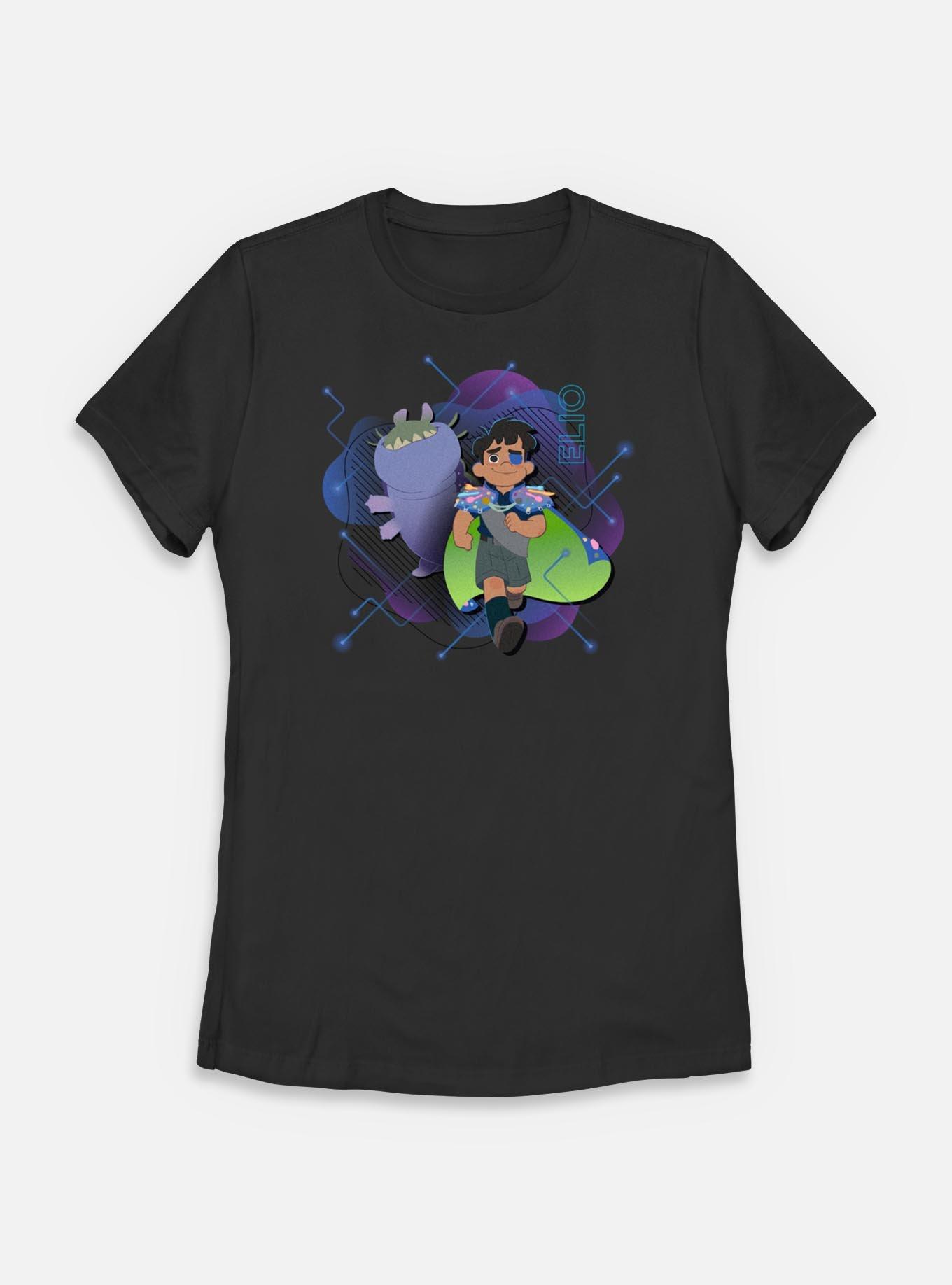 Disney Pixar Elio And Glordon Womens T-Shirt, BLACK, hi-res