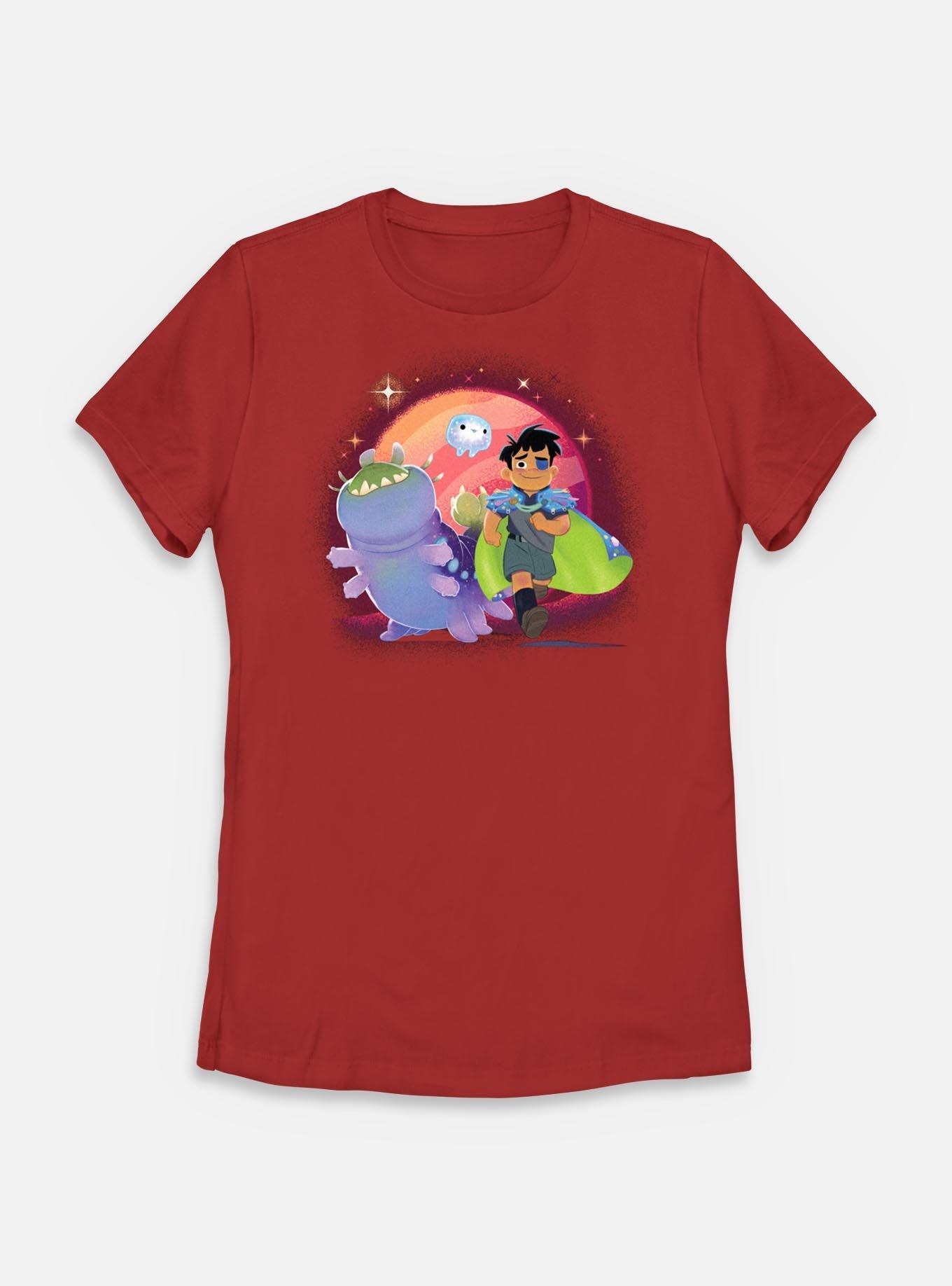 Disney Pixar Elio And Friends Womens T-Shirt, RED, hi-res