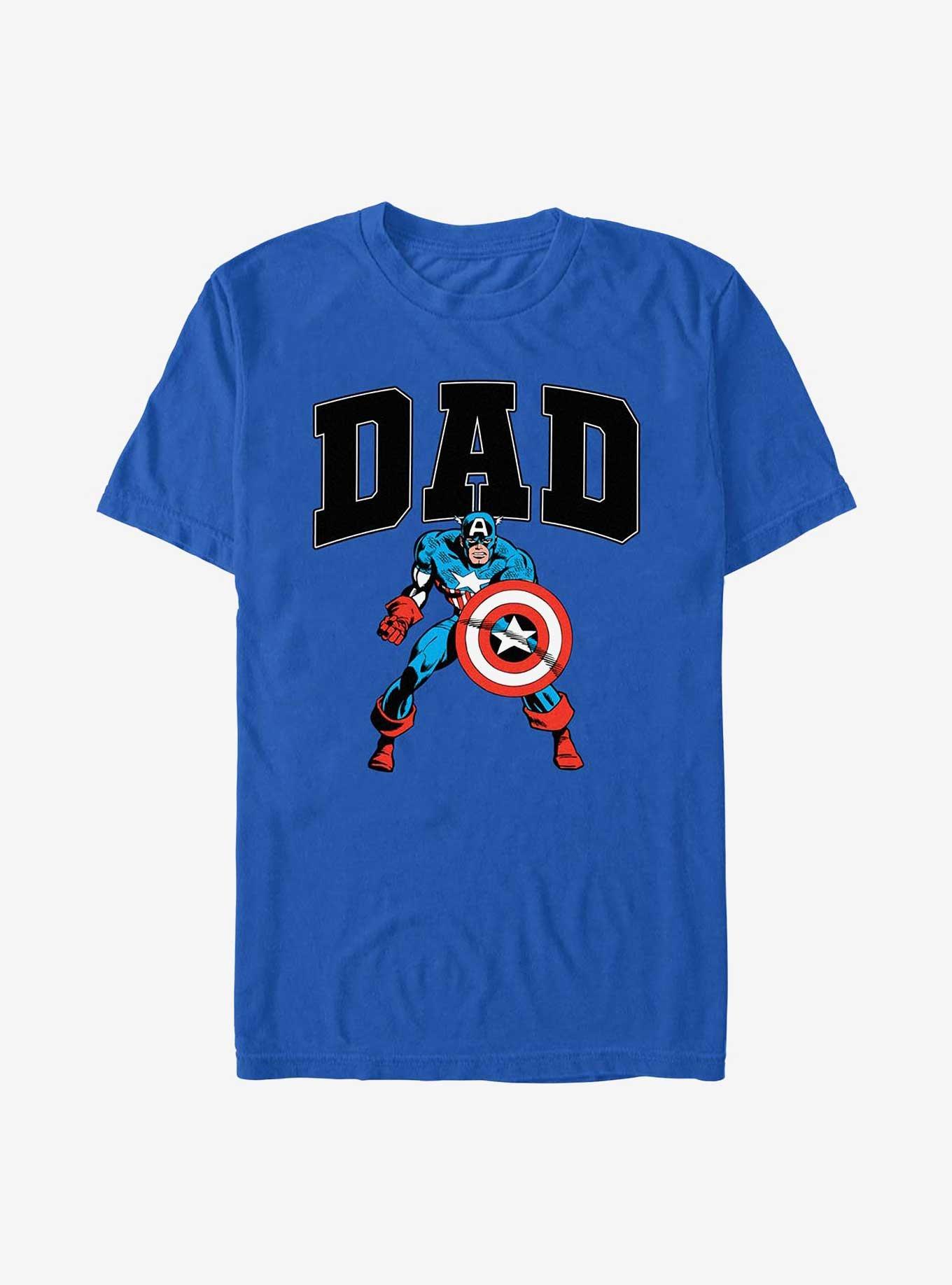 Marvel Captain America Dad T-Shirt, , hi-res