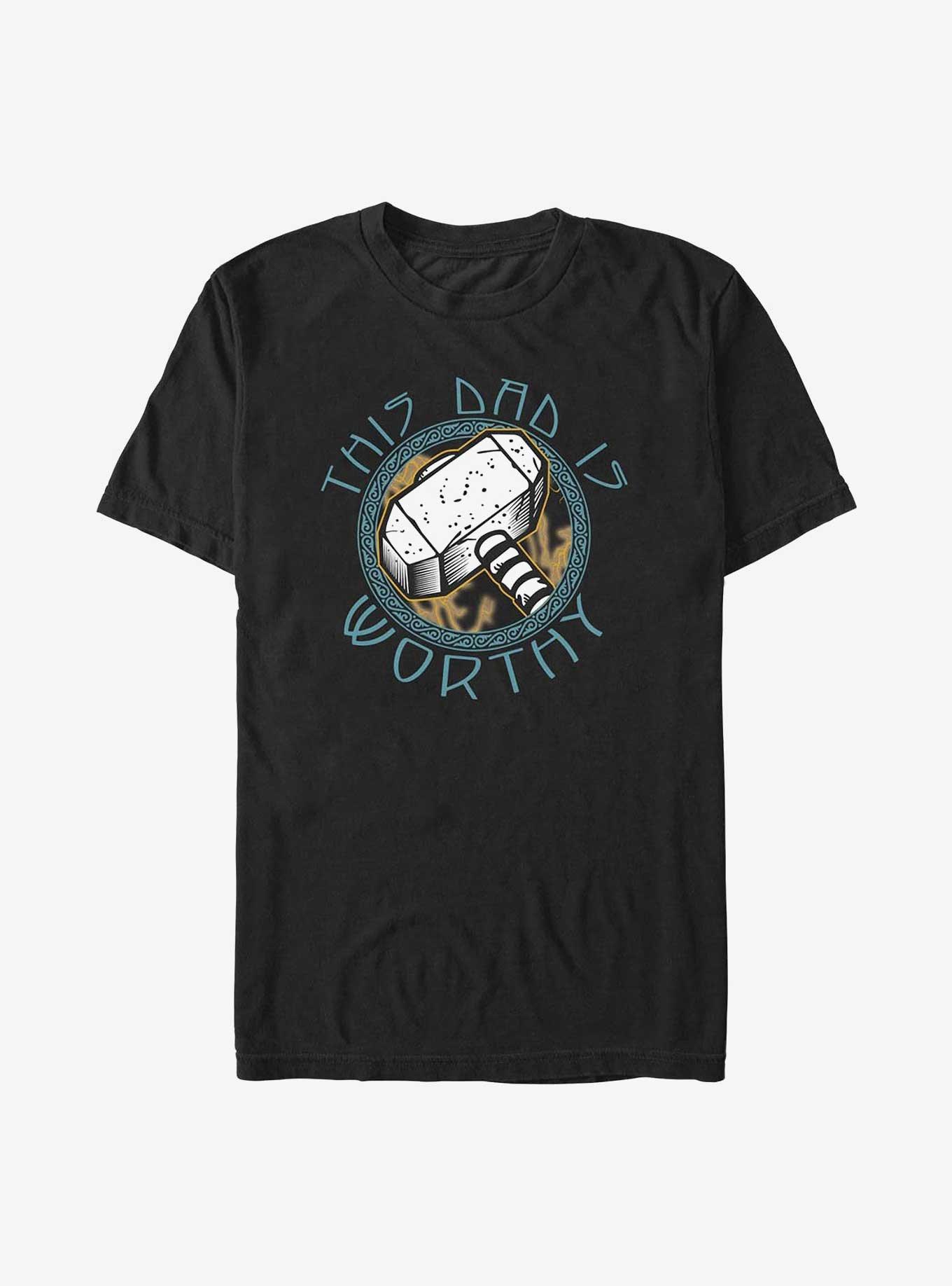 Marvel This Dad Is Worthy T-Shirt, , hi-res