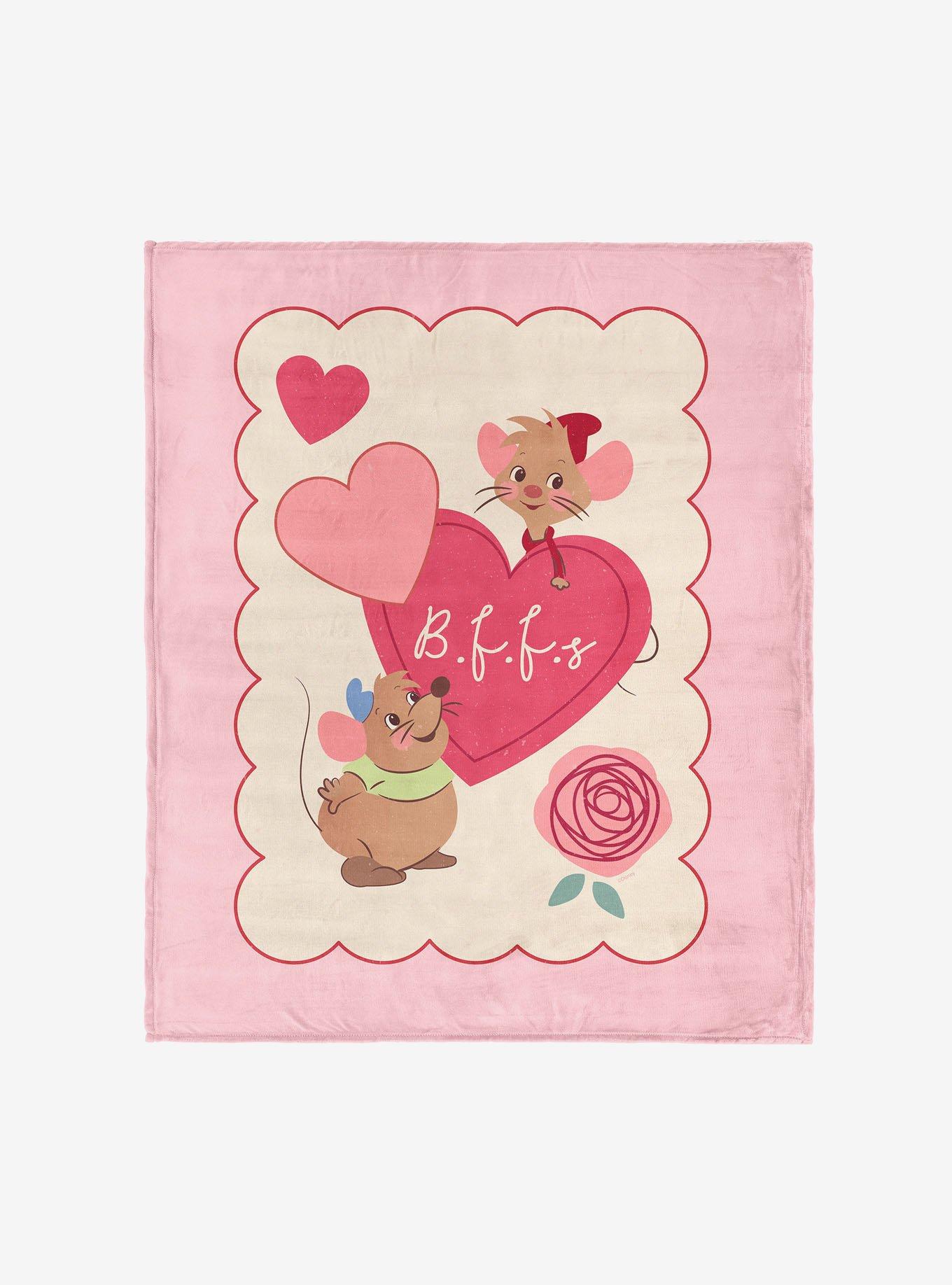 Disney Cinderella Jaq and Gus Silk Touch Throw Blanket, , hi-res