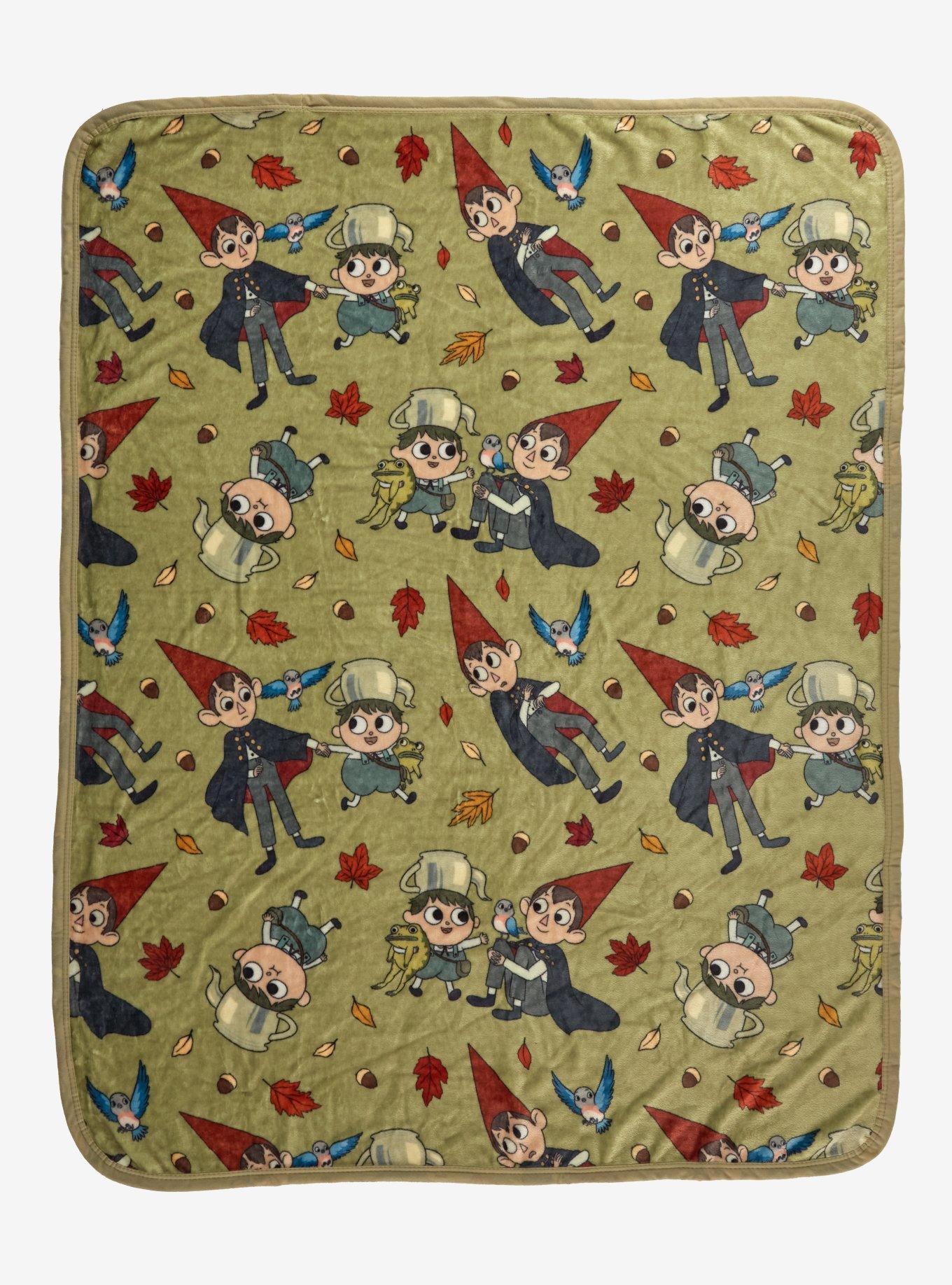 Over The Garden Wall Group Leaves Throw Blanket, , hi-res