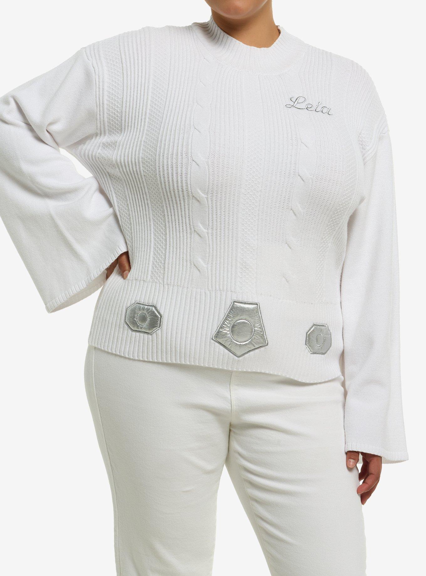 Her Universe Star Wars Leia Bell Sleeve Sweater Plus Size Her Universe Exclusive, , hi-res