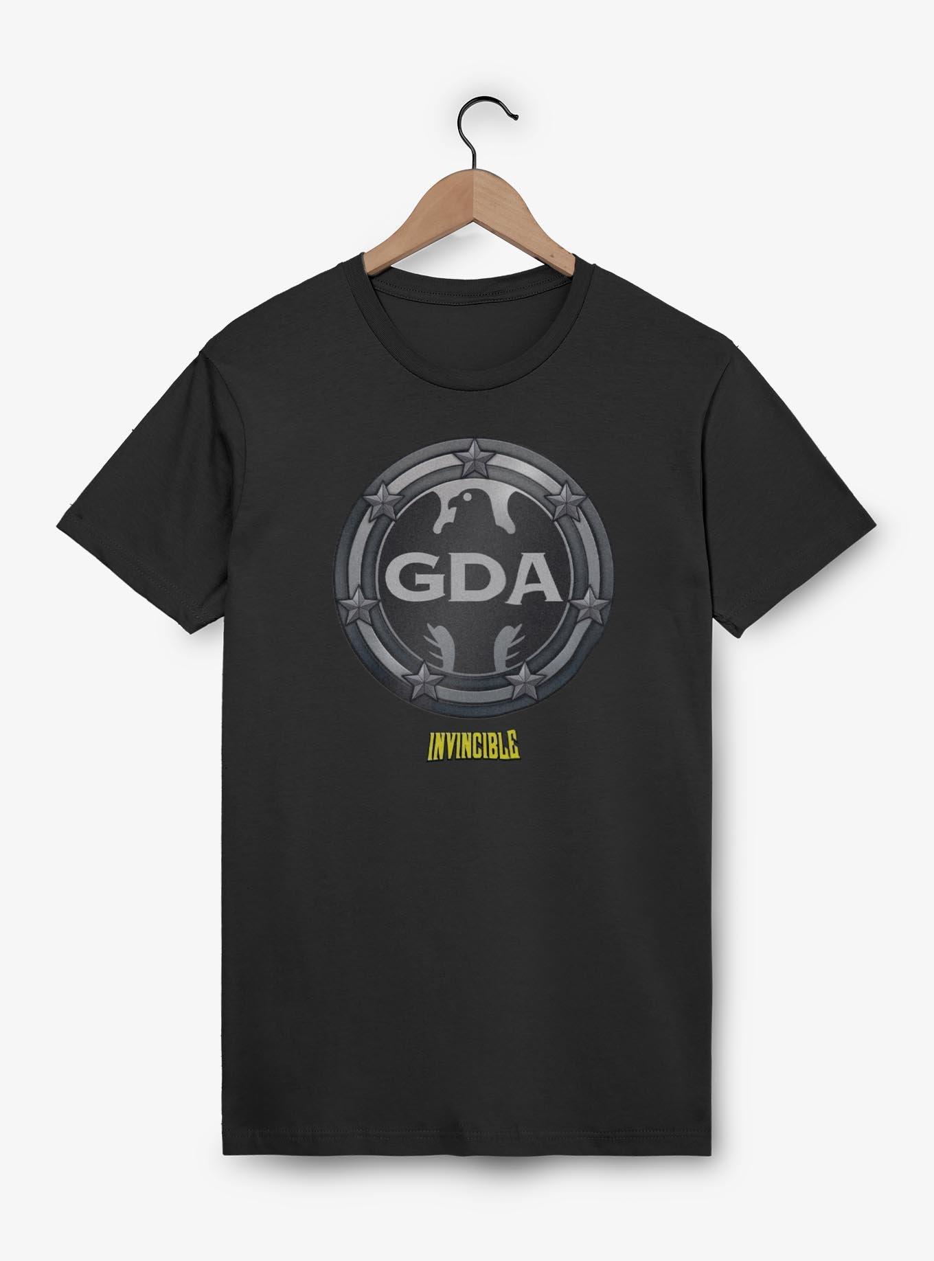 Invincible Global Defense Agency Logo T-Shirt, BLACK, hi-res