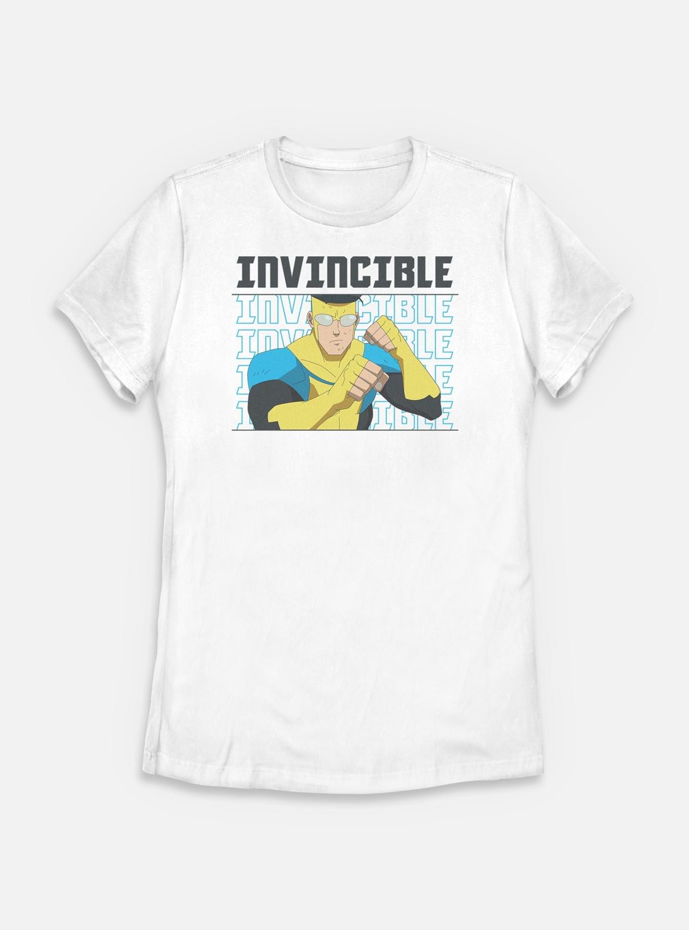 Invincible Stack Womens T-Shirt, WHITE, hi-res