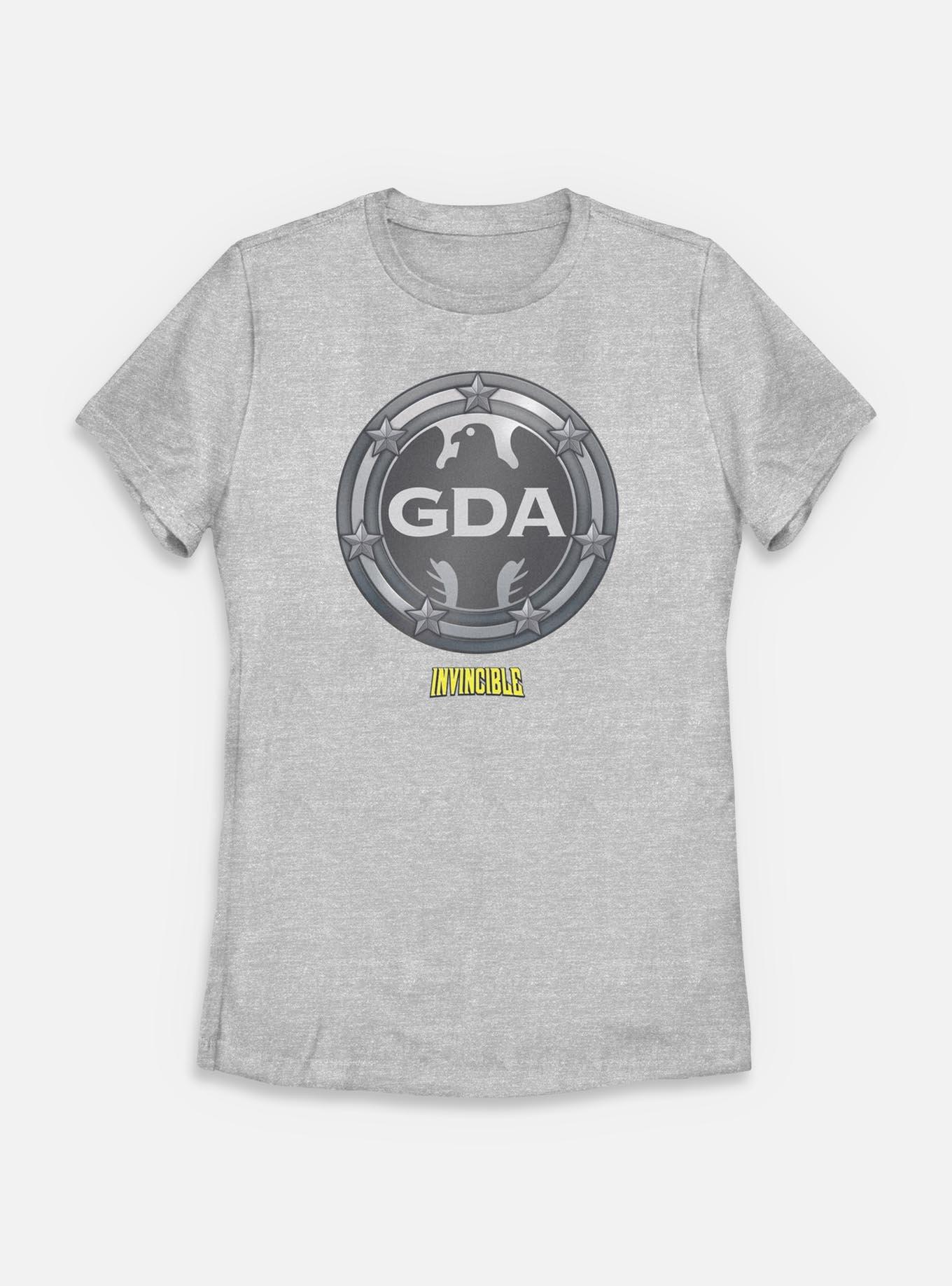 Invincible Global Defense Agency Logo Womens T-Shirt, ATH HTR, hi-res