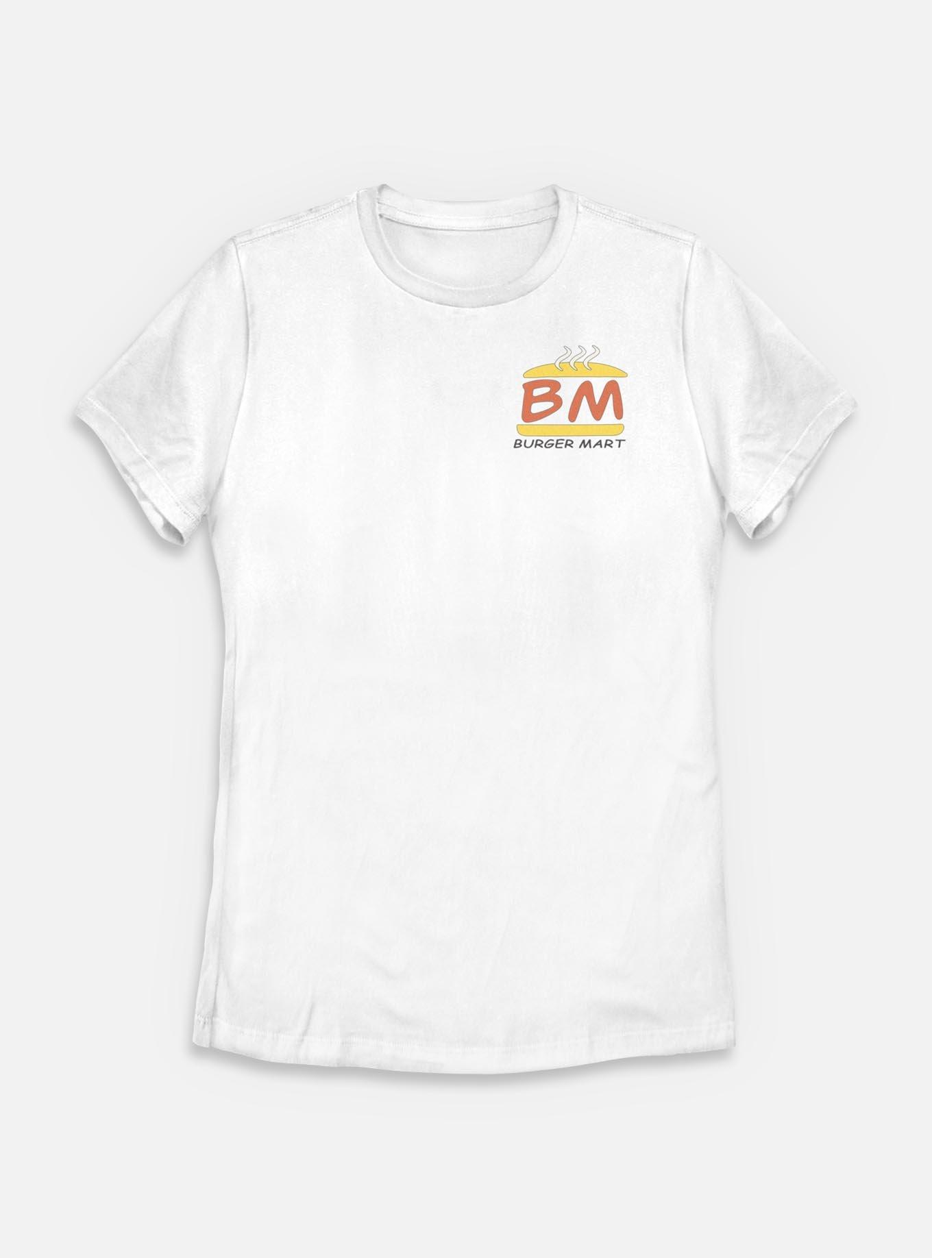 Invincible Burger Mart Womens T-Shirt, WHITE, hi-res