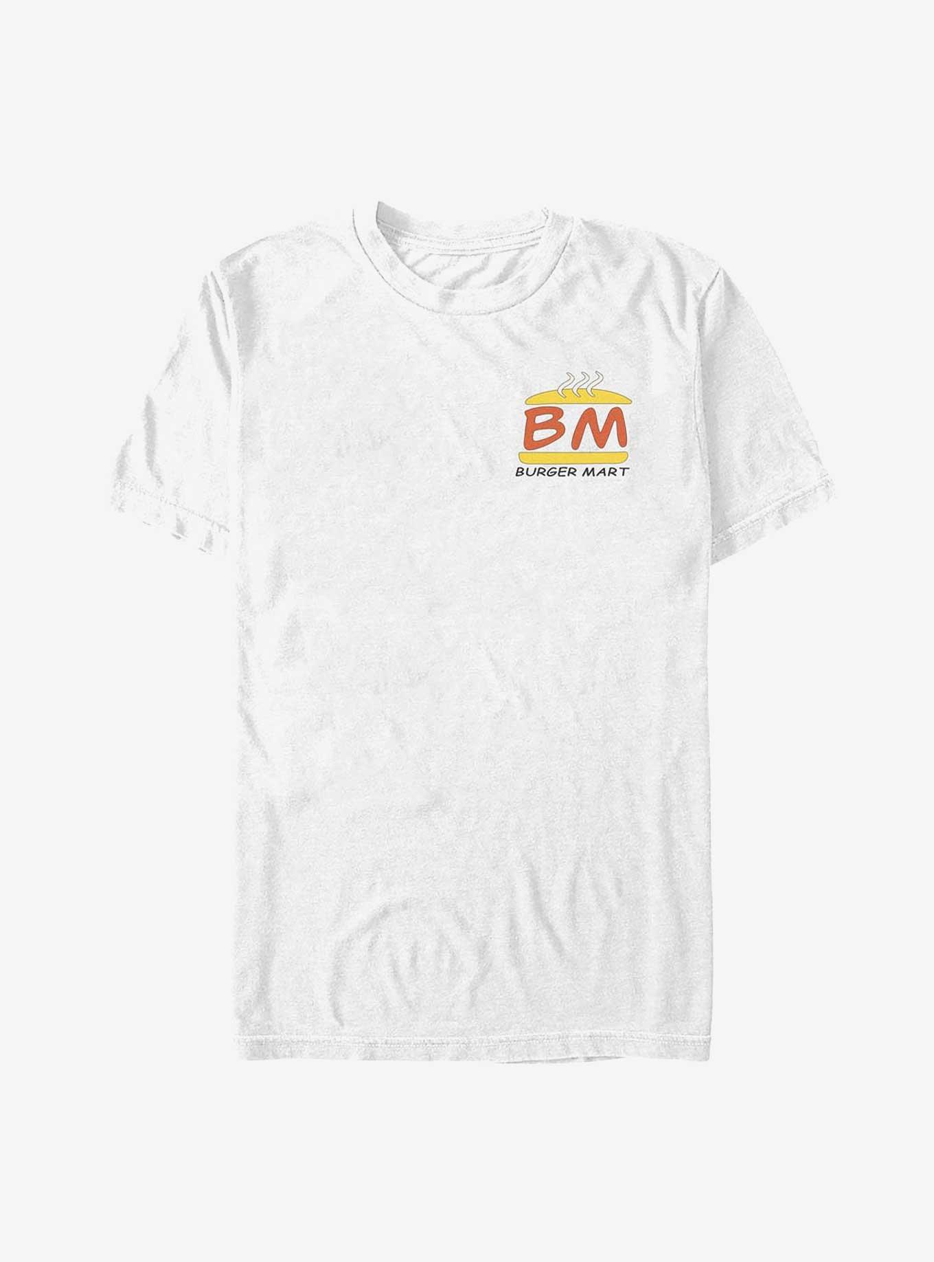 Invincible Burger Mart Pocket T-Shirt, WHITE, hi-res