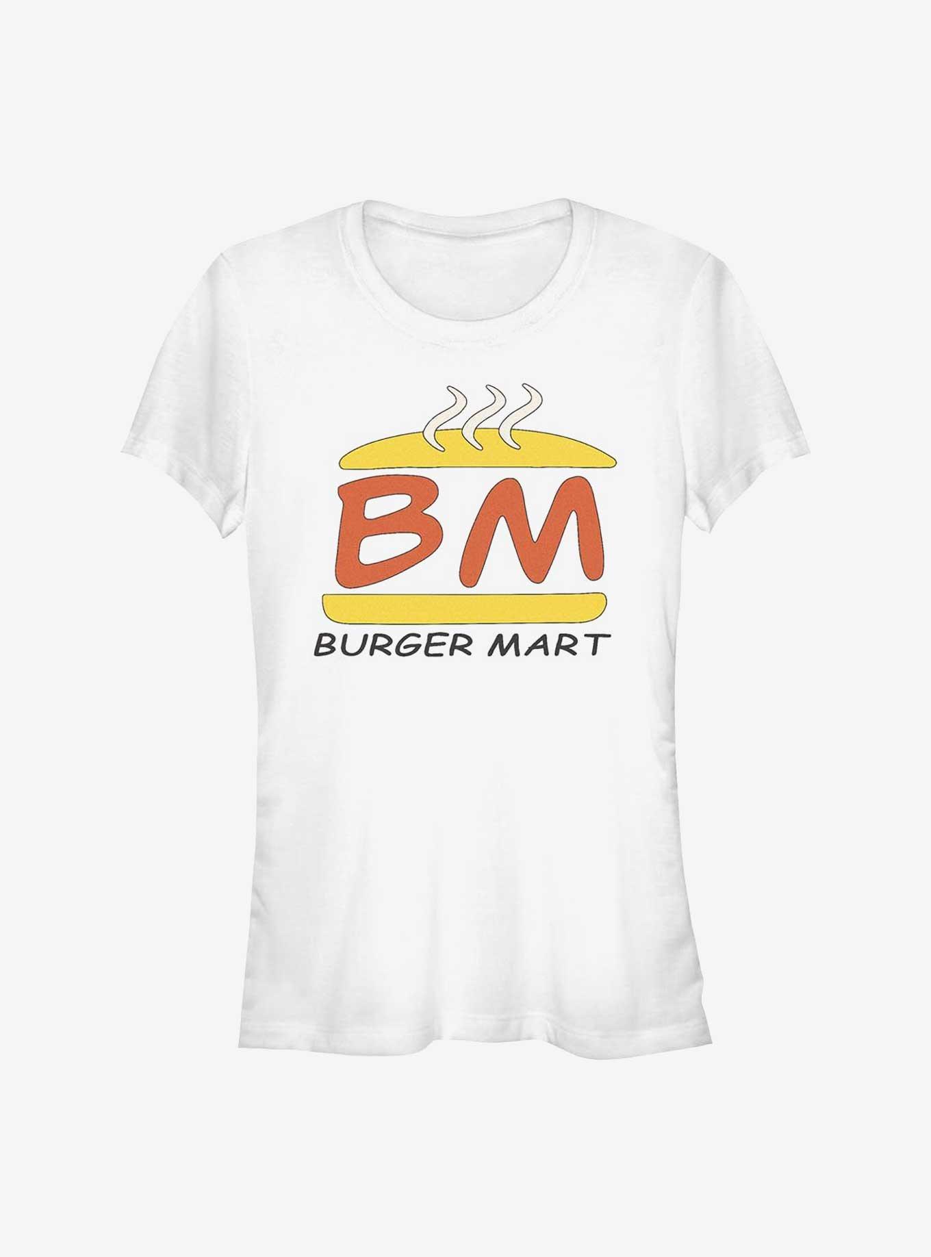 Invincible Burger Mart Girls T-Shirt, WHITE, hi-res