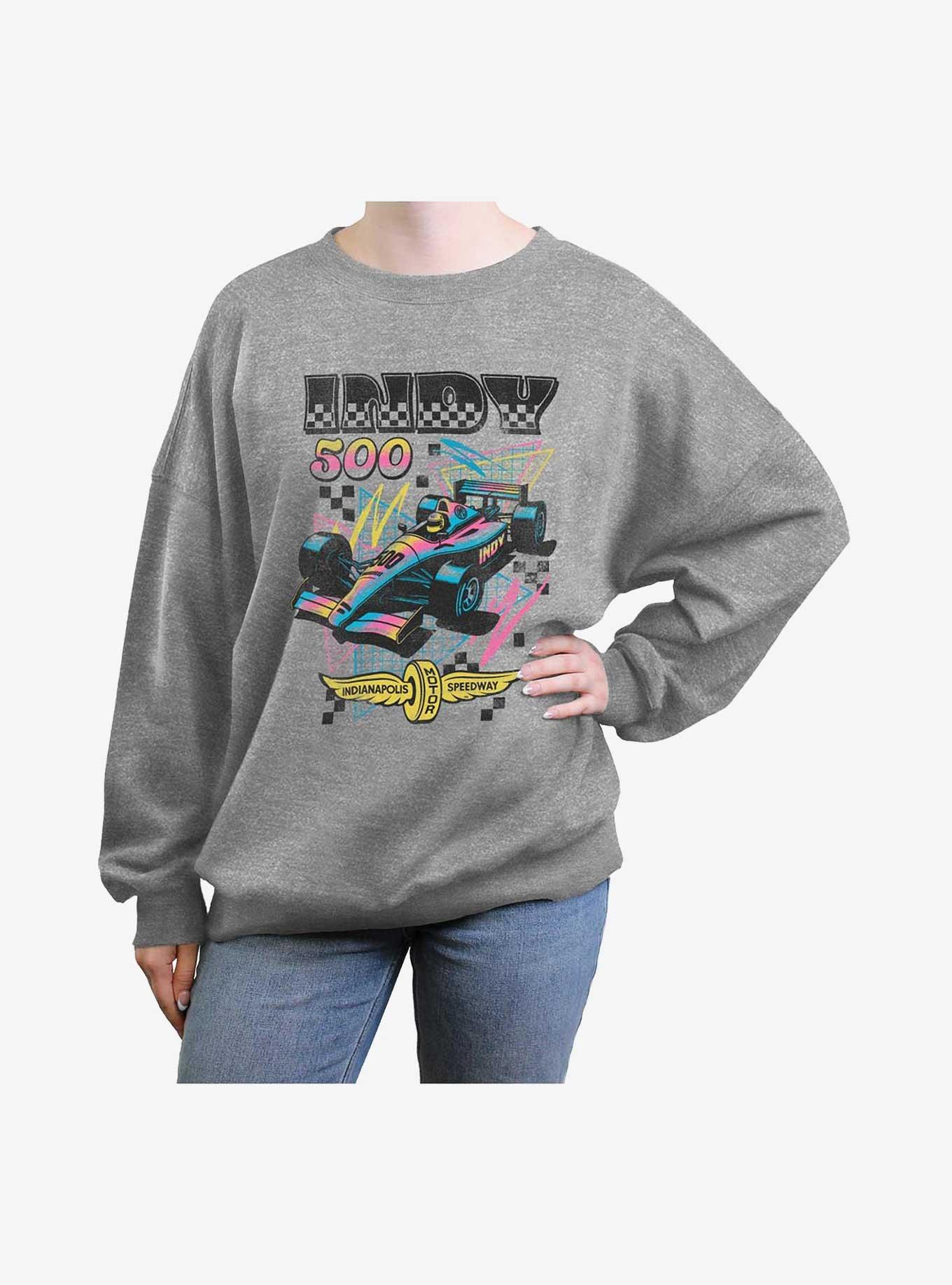 Indianapolis 500 90's Vibe Girls Oversized Sweatshirt