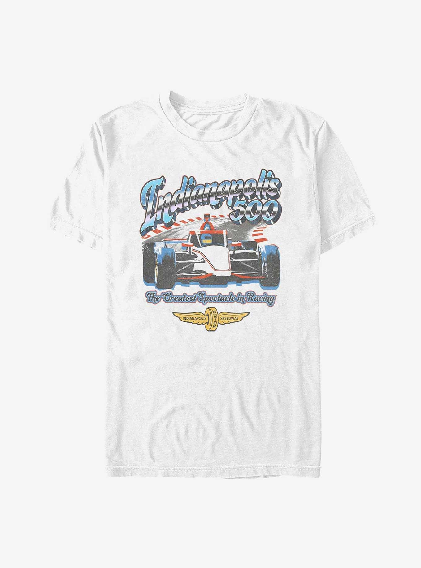 Indianapolis 500 Chrome T-Shirt, WHITE, hi-res