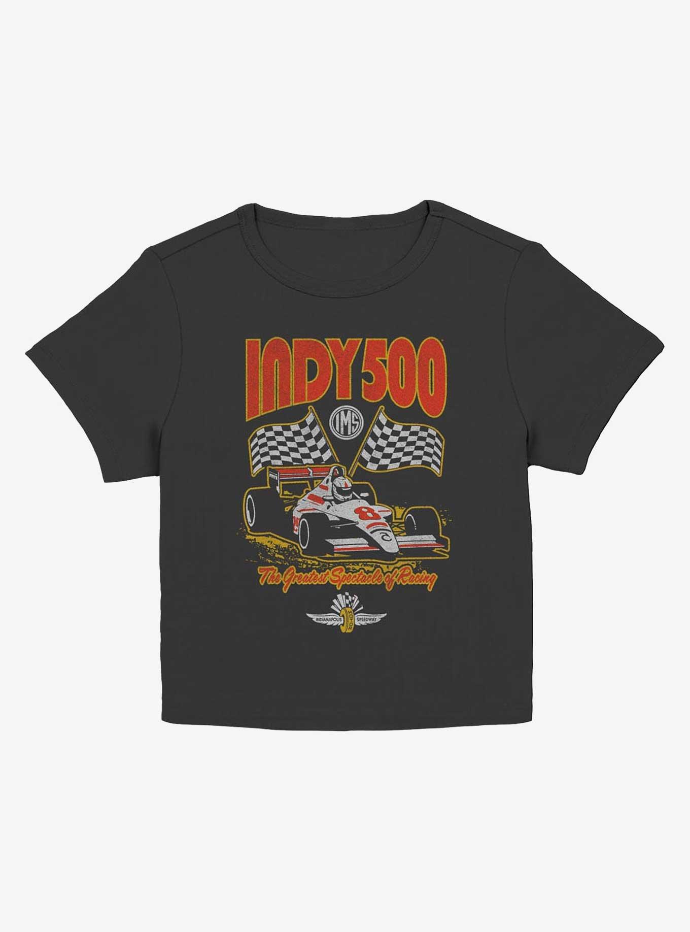 Indianapolis 500 Checkered Flags Racing Girls Baby T-Shirt