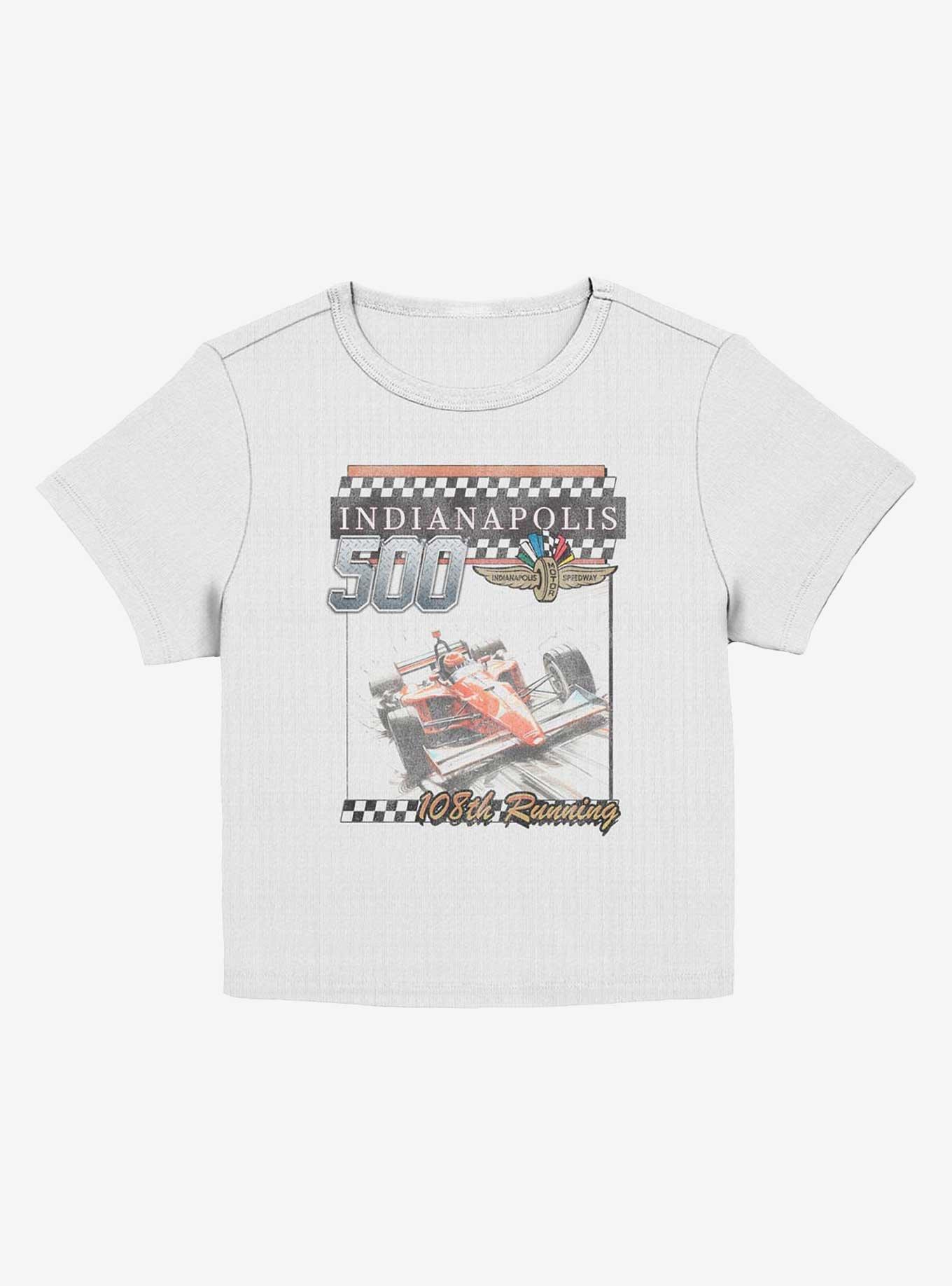 Indianapolis 500 108Th Running Girls Baby T-Shirt, EGRET, hi-res