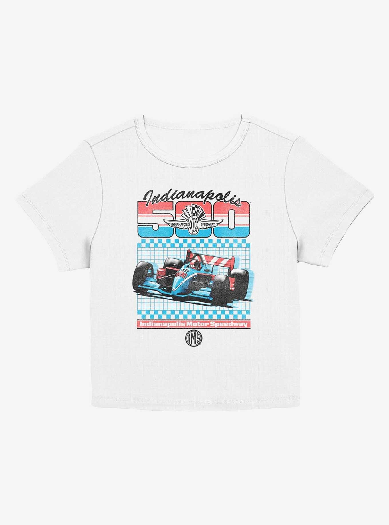 Indianapolis 500 Retro Sport Girls Baby T-Shirt, EGRET, hi-res