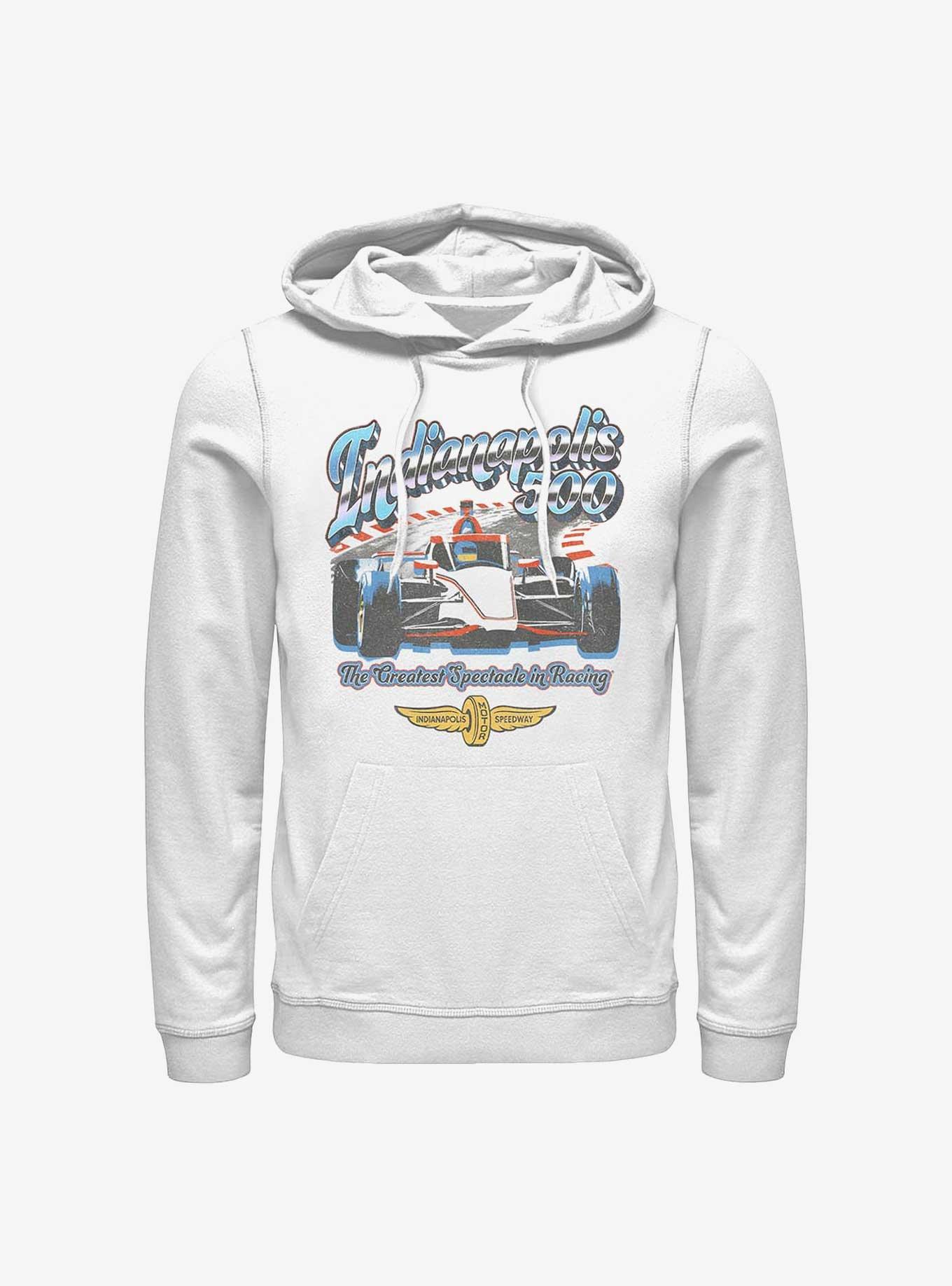 Indianapolis 500 Chrome Hoodie, WHITE, hi-res