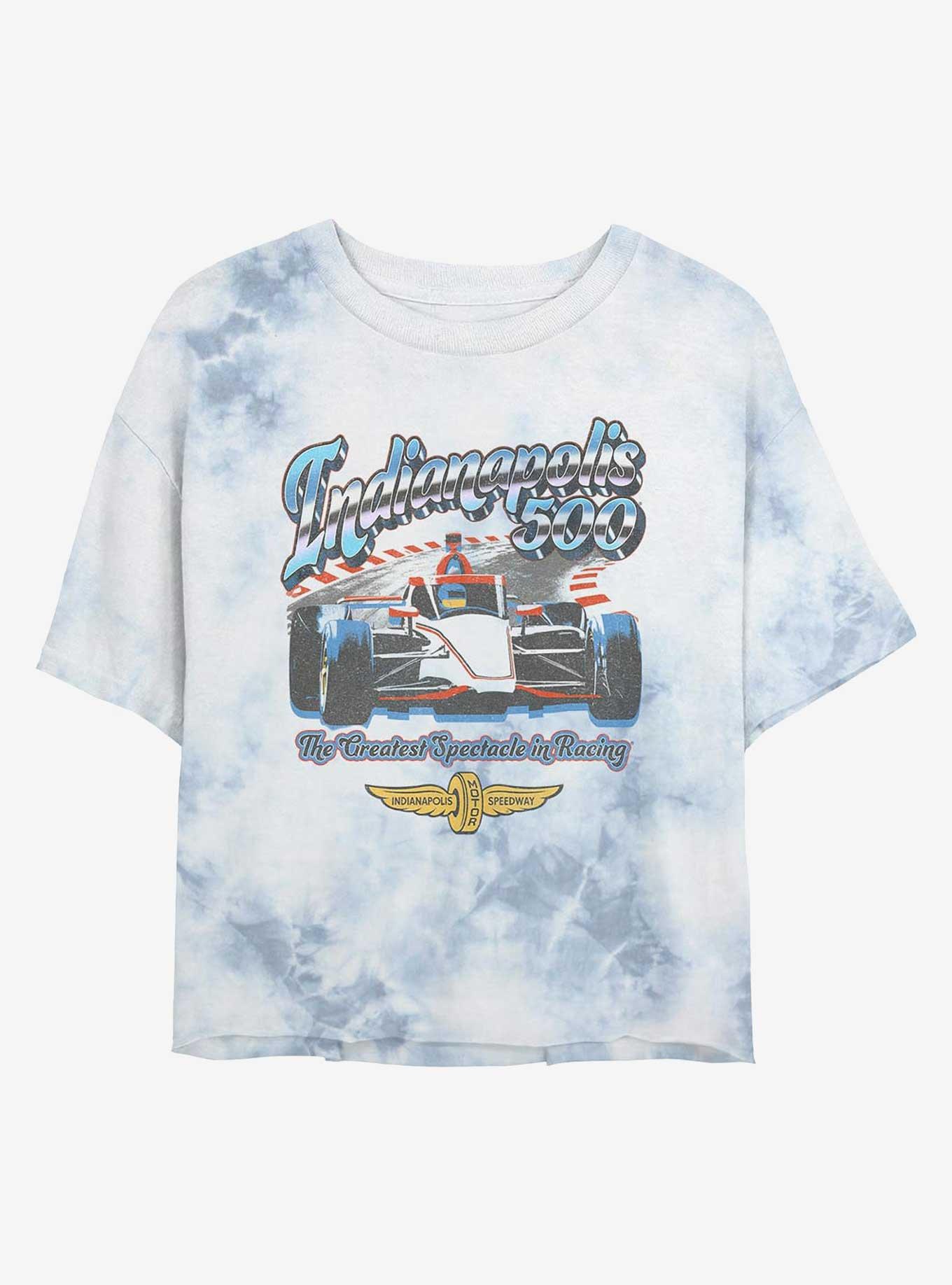 Indianapolis 500 Chrome Girls Tie-Dye Crop T-Shirt, , hi-res