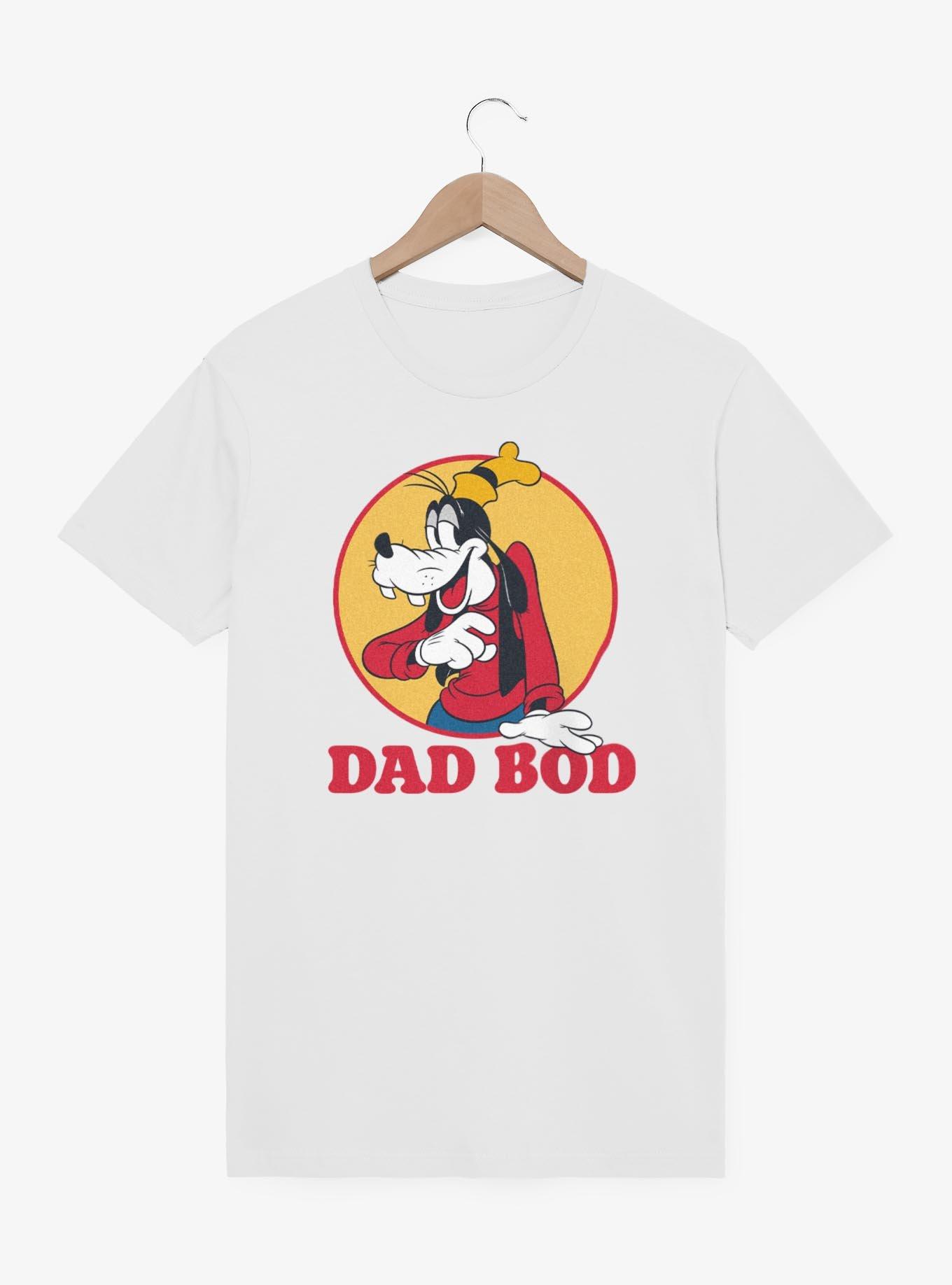 Disney Mickey Mouse Goofy Dad Bod T-Shirt, WHITE, hi-res