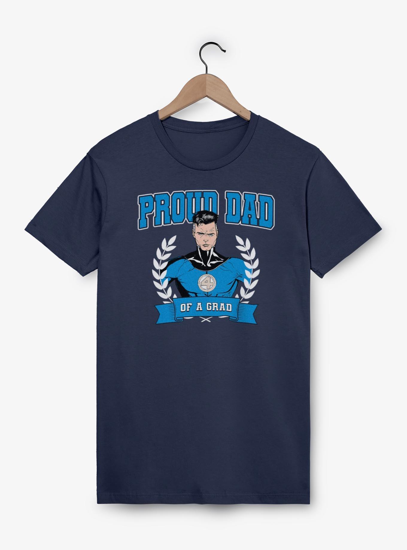 Marvel Fantastic Four Proud Dad Of A Grad T-Shirt, NAVY, hi-res