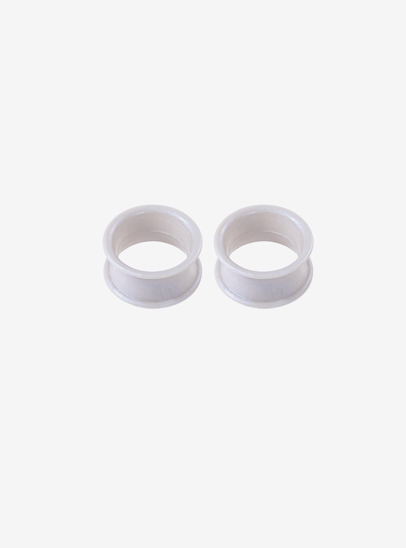 0G Silicone Grey Eyelet Plug 2 Pack, , hi-res