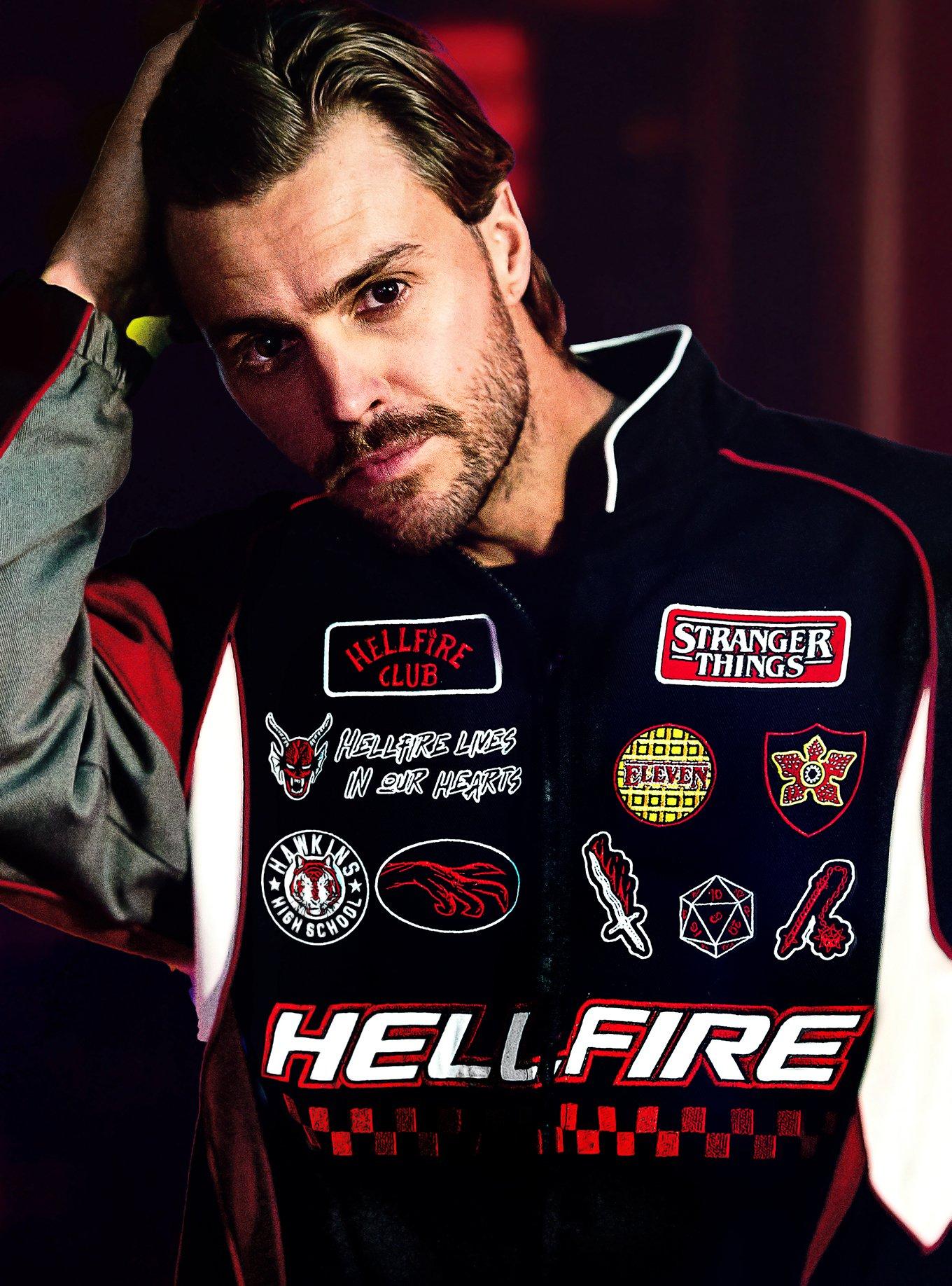 Stranger Things Hellfire Club Moto Jacket - BoxLunch Exclusive, , hi-res