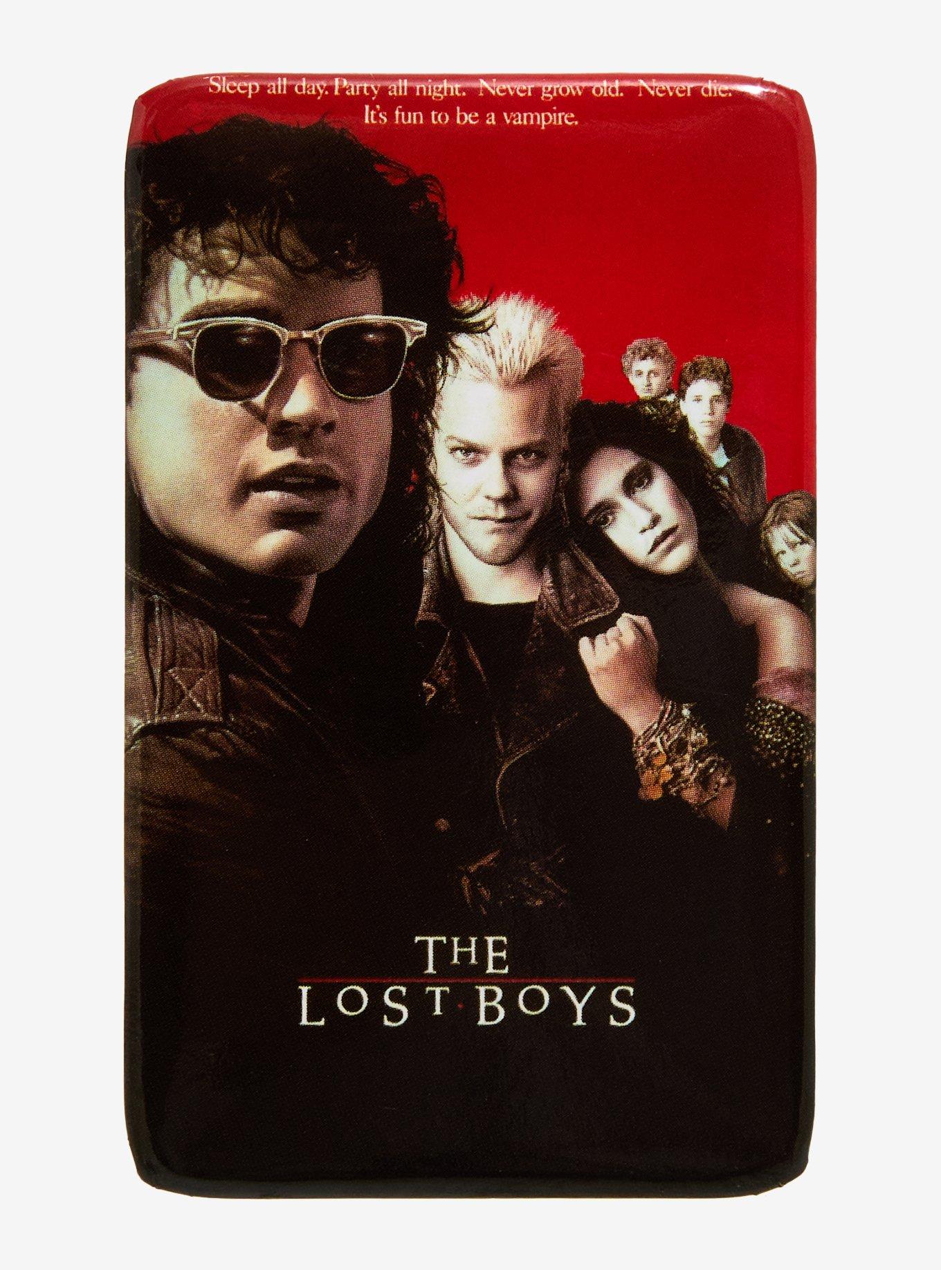 The Lost Boys Movie Cover Rectangle Button Pin, , hi-res