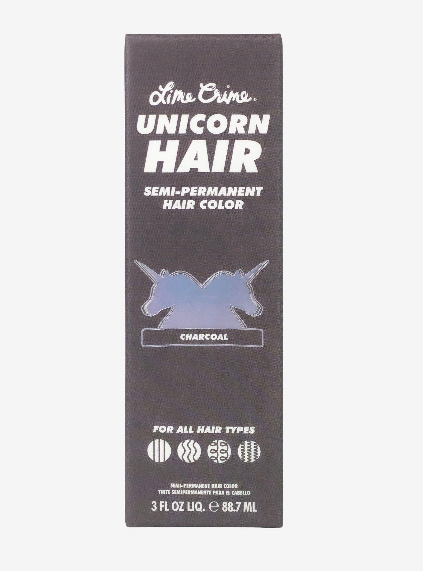 Lime Crime Unicorn Hair Charcoal Semi-Permanent Hair Dye, , hi-res
