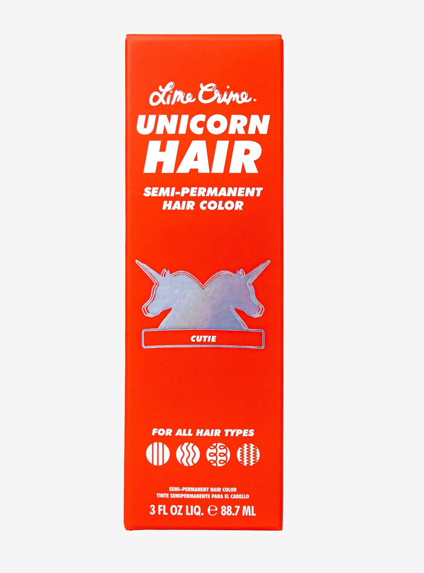 Lime Crime Unicorn Hair Cutie Semi-Permanent Hair Dye, , hi-res