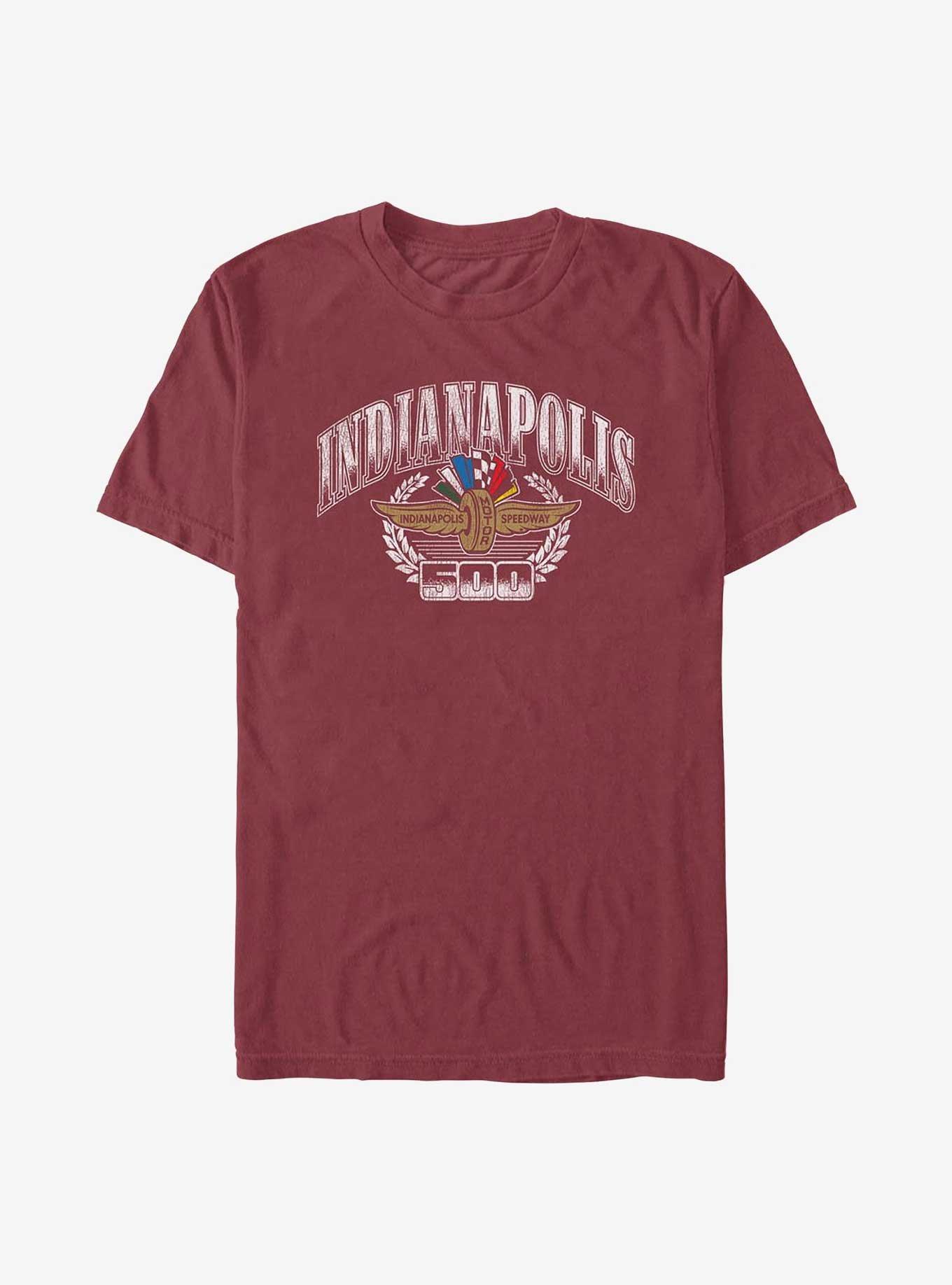 Indianapolis 500 Regal Crest Garment Dye T-Shirt, BRICK, hi-res