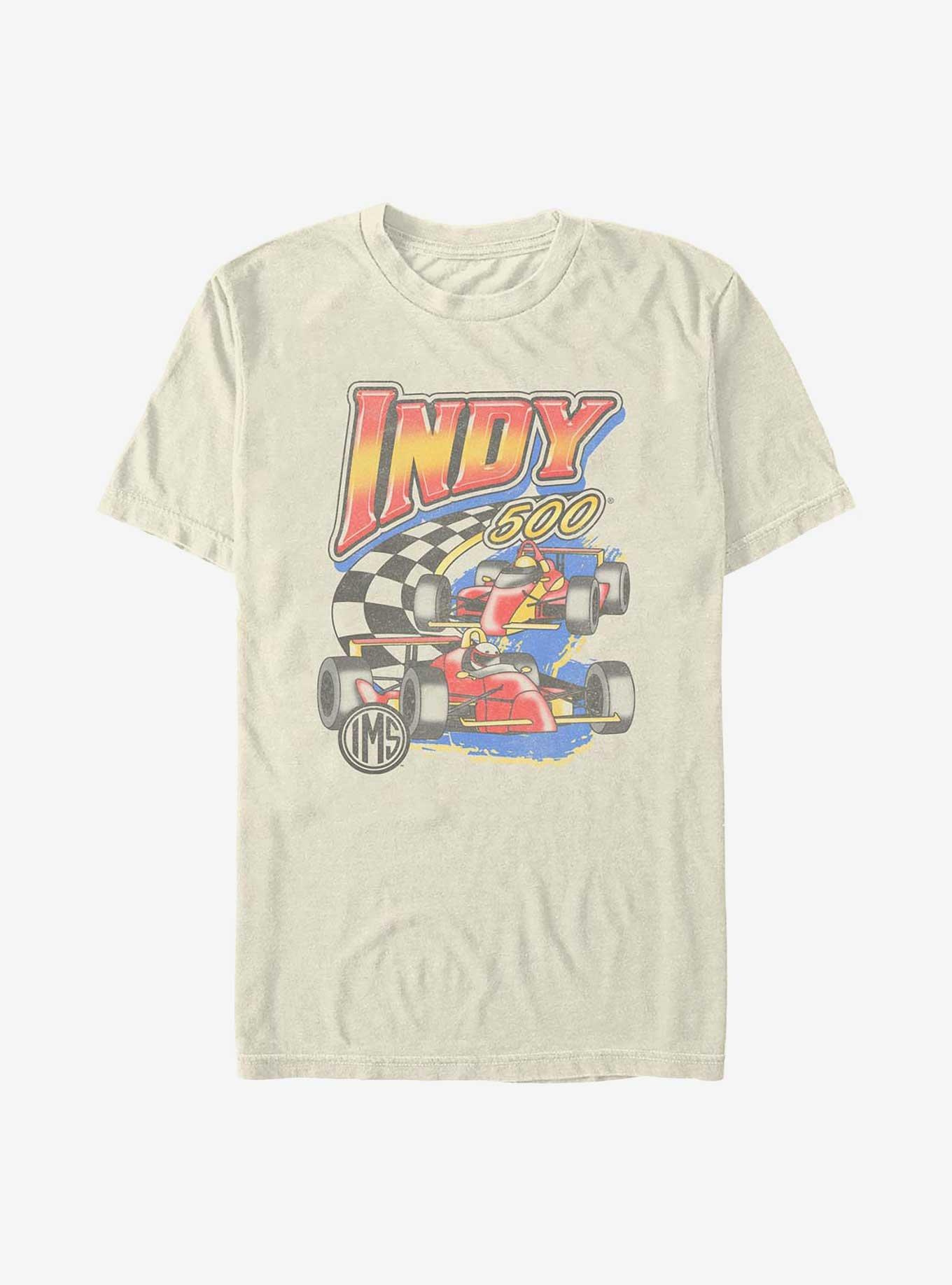 Indianapolis 500 Vinatge Racing Garment Dye T-Shirt, IVORY, hi-res