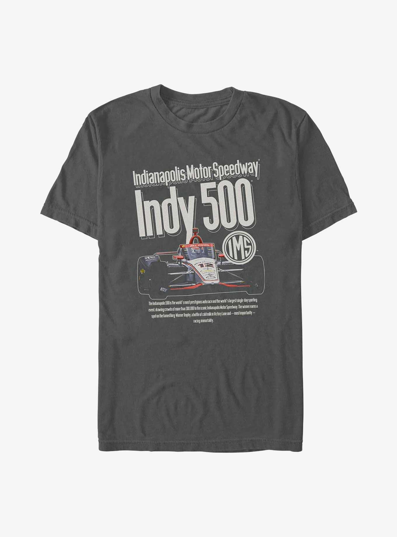 Indianapolis 500 Cover Ad Garment Dye T-Shirt, GRAPHITE, hi-res