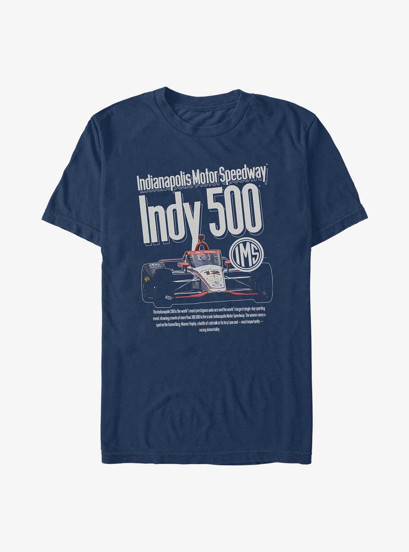 Indianapolis 500 Cover Ad Garment Dye T-Shirt, TRUENAVY, hi-res