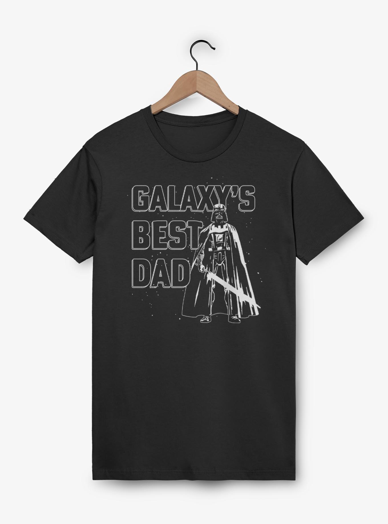 Star Wars Darth Vader Best Galaxy Dad T-Shirt, BLACK, hi-res