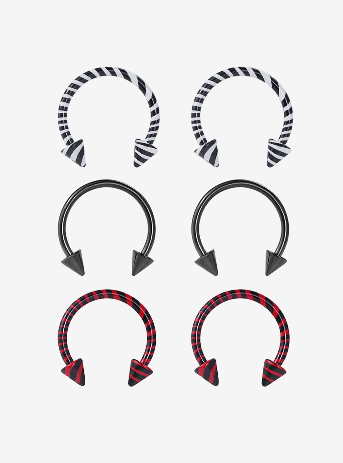 Steel Stripe Circular Barbell 6 Pack, , hi-res