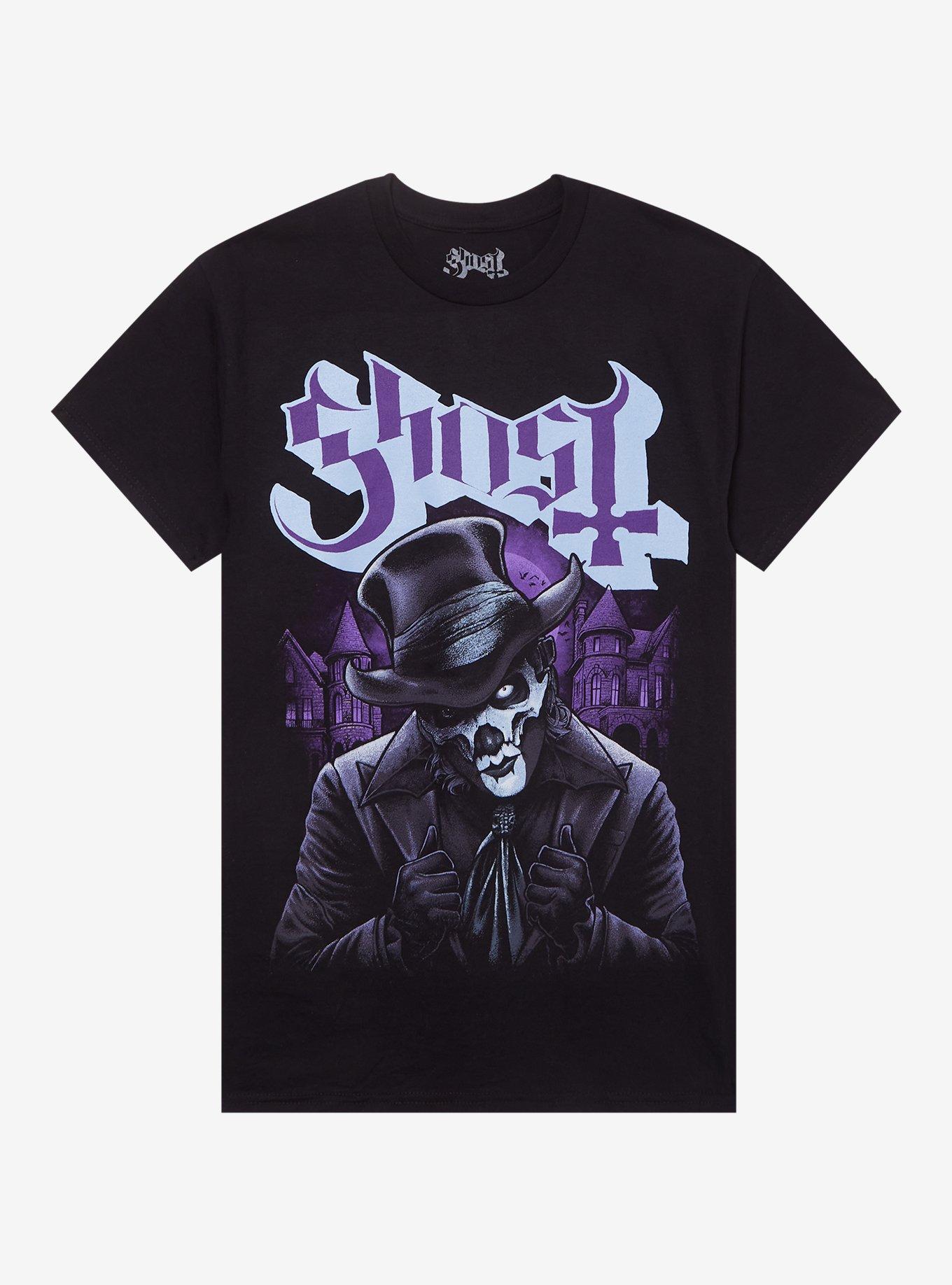 Ghost Papa Perpetua Top Hat T-Shirt, , hi-res