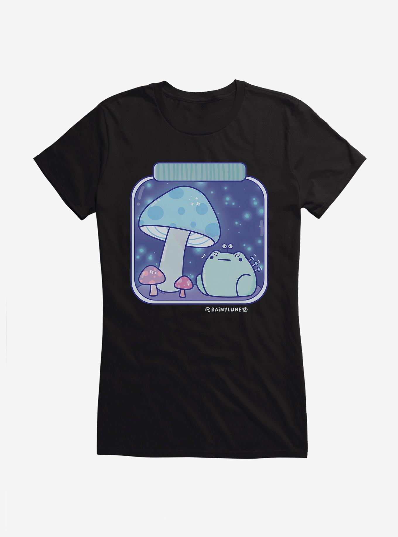 Rainylune Sprout The Frog Mushroom Jar Girls T-Shirt, , hi-res