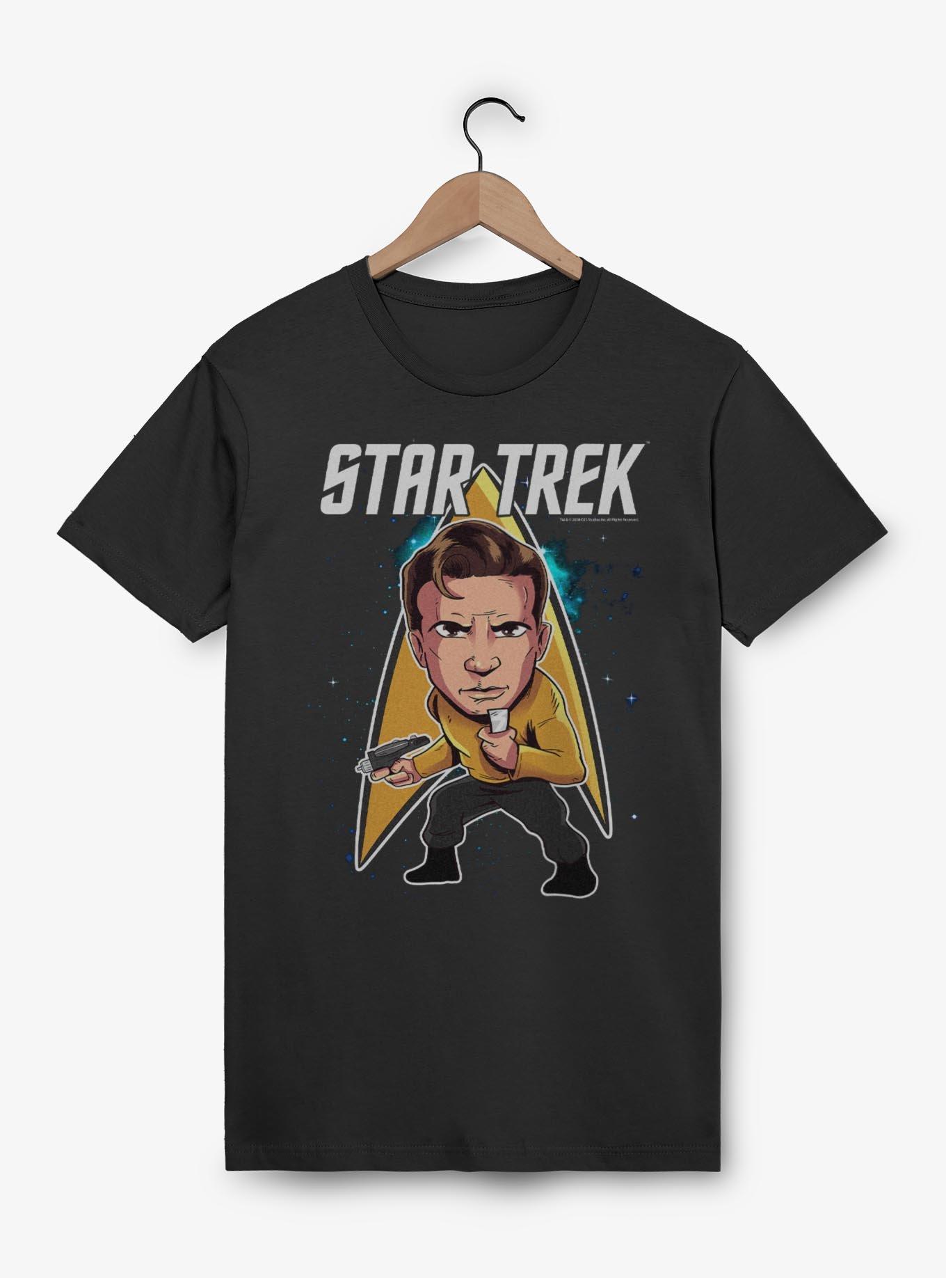 Star Trek Chibi Kirk T-Shirt, BLACK, hi-res