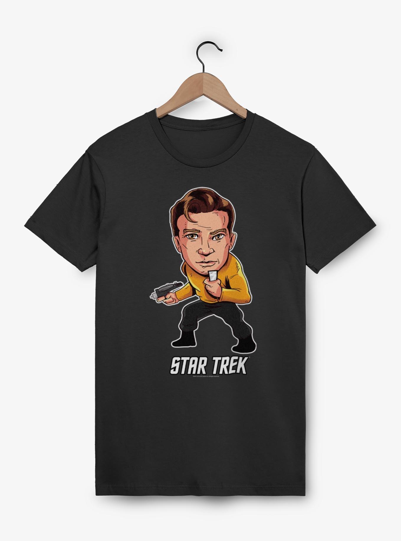 Star Trek Sticker Cap T-Shirt, BLACK, hi-res