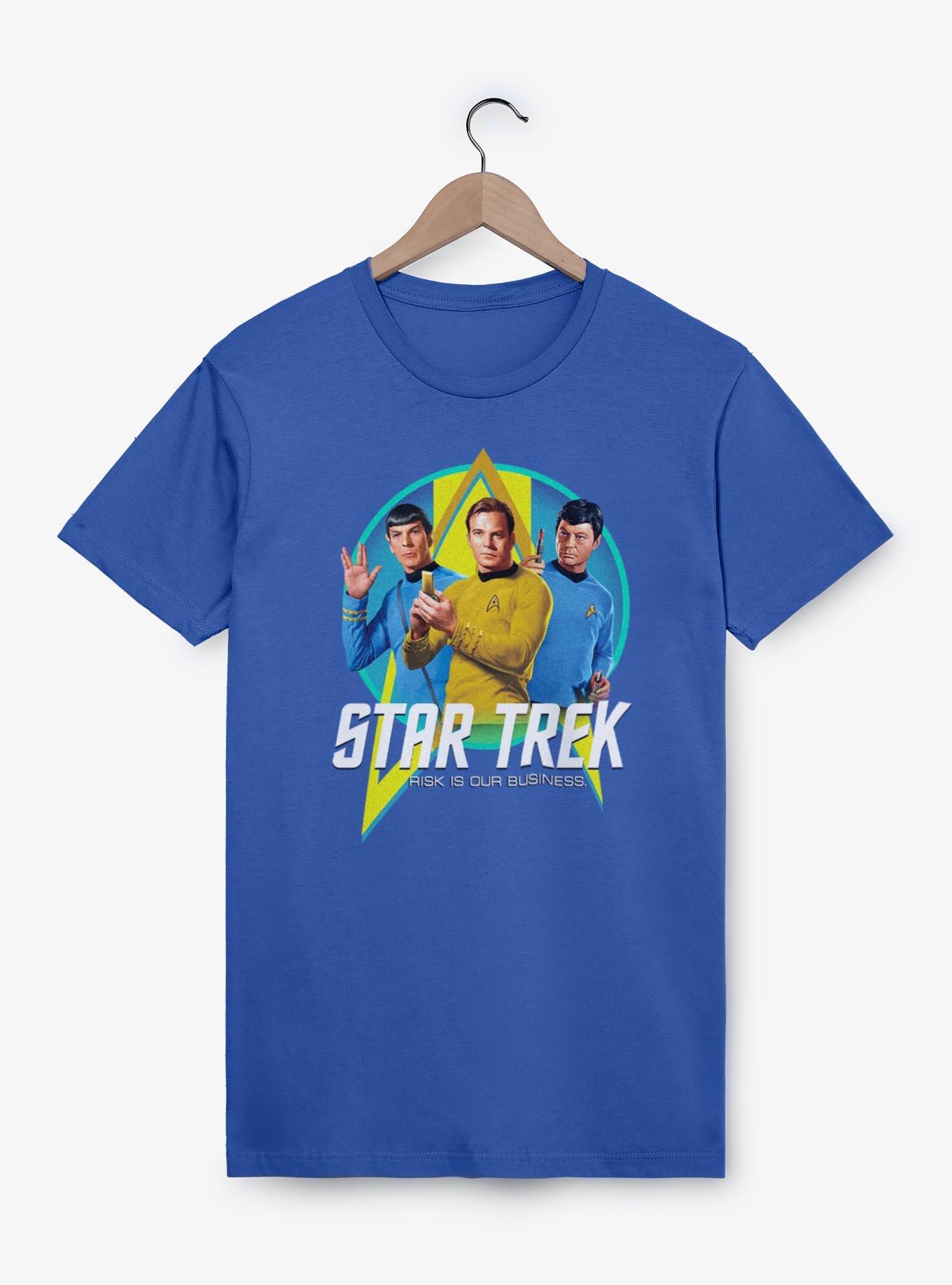 Star Trek Risk Is Our Business Trio T-Shirt