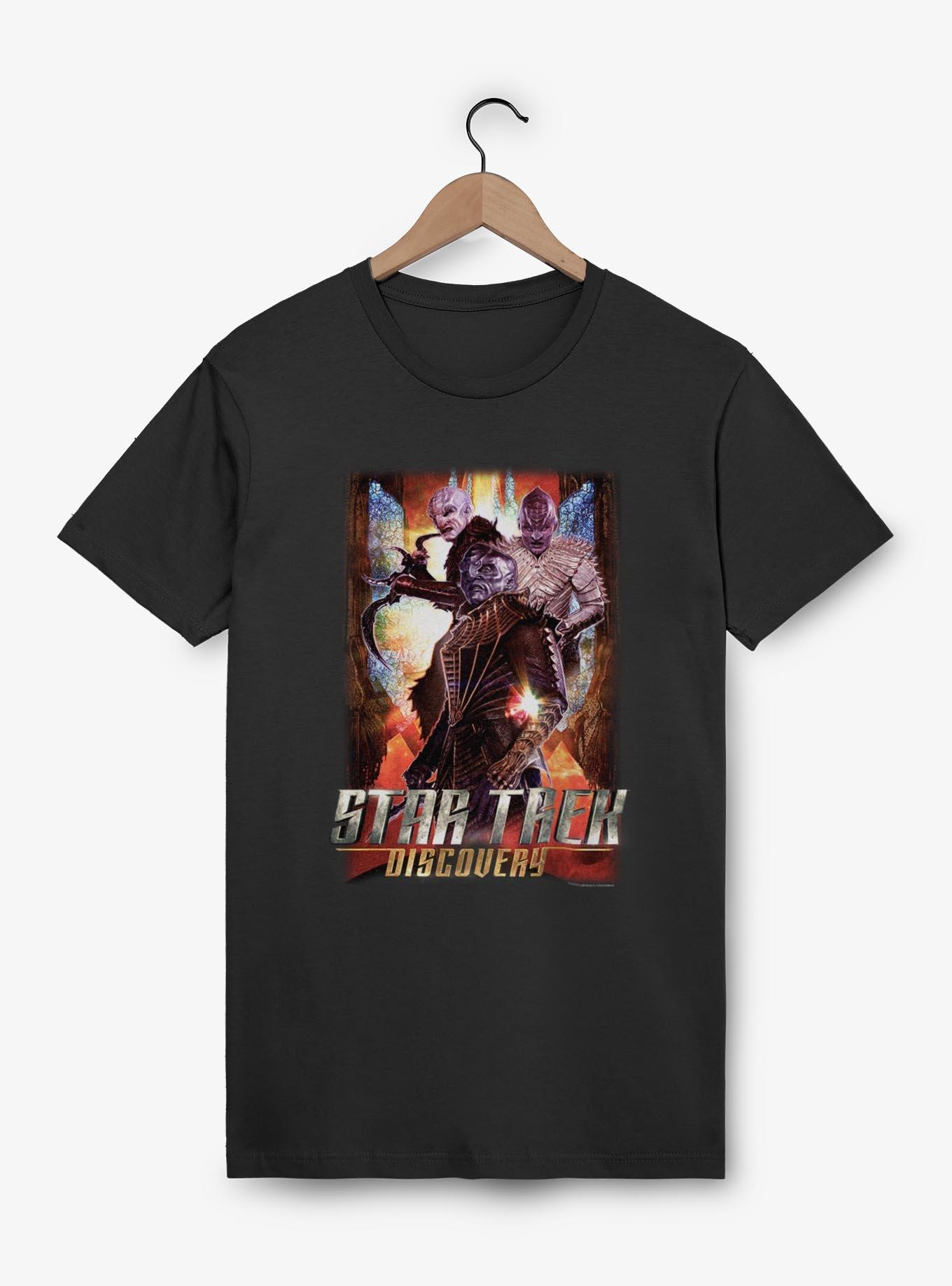 Star Trek Discovery Klingon Poster T-Shirt, BLACK, hi-res