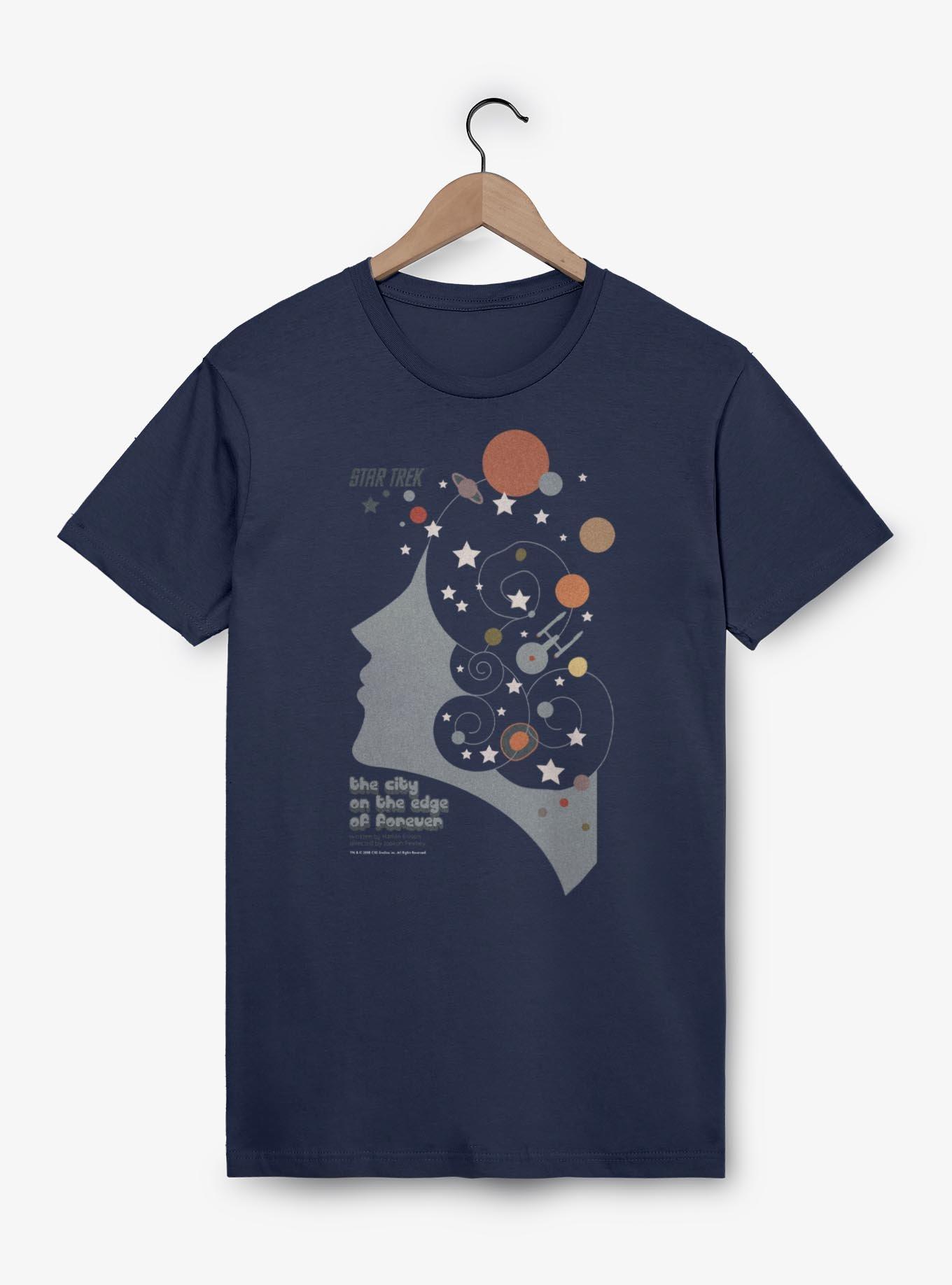 Star Trek Edge Of Forever Poster T-Shirt, NAVY, hi-res